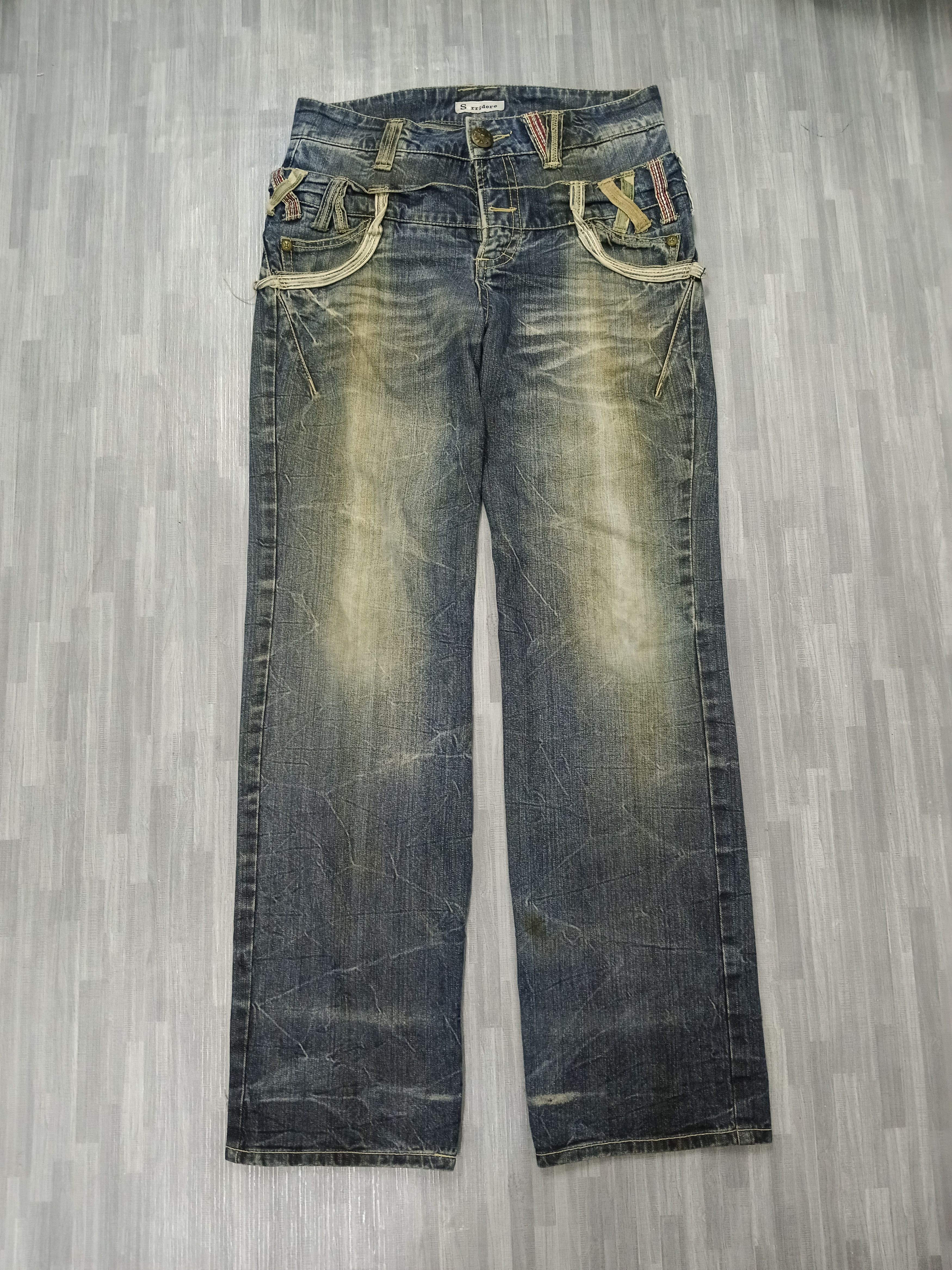 If Six Was Nine × Rusty SiCK RUSTY DOUBE WAIST SORRIDERE DENIM PANTS Size US 30 / EU 46 - 2 Thumbnail