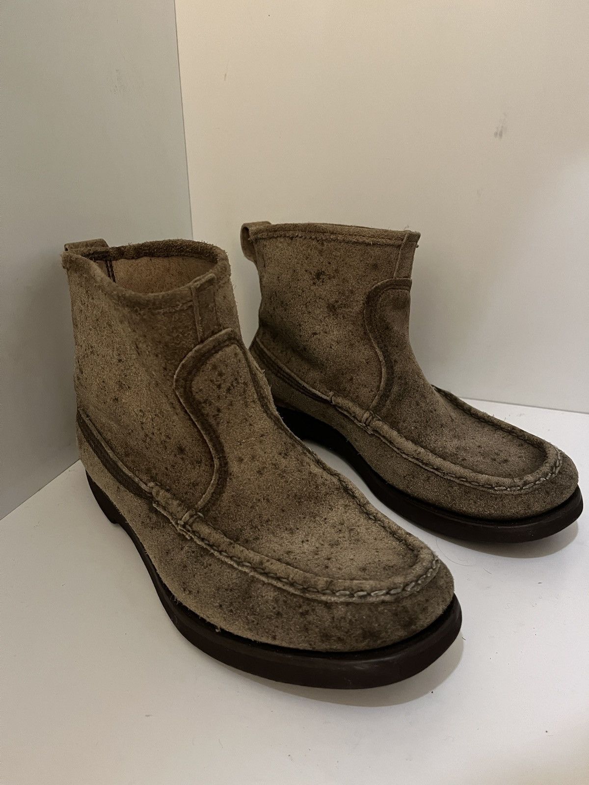 Russell Moccasin Co. Russell Moccasin Laramie Suede Boots Pull On Size US 8.5 / EU 41-42 - 1 Thumbnail