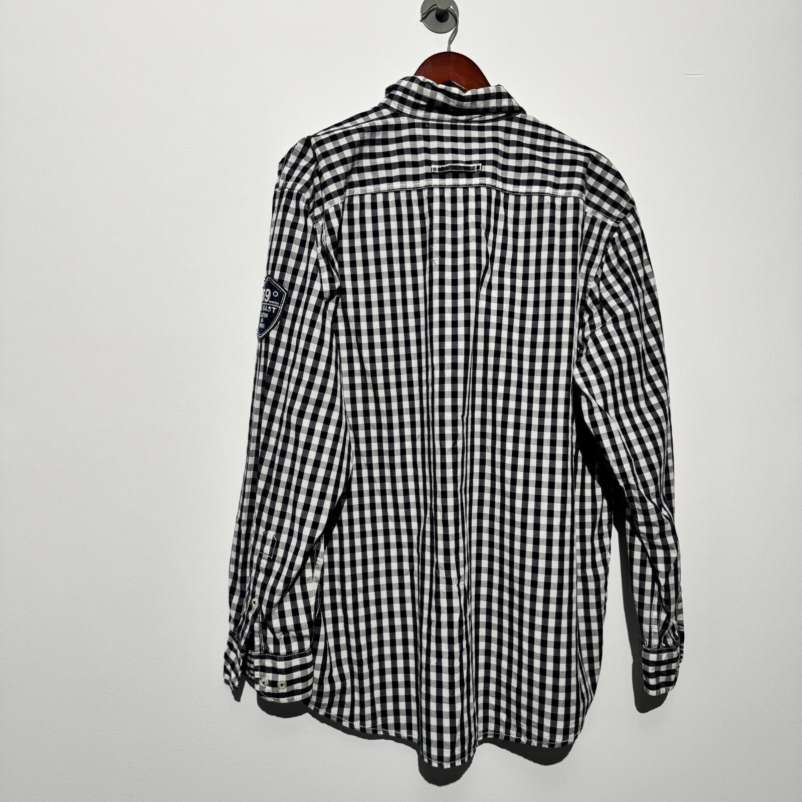 camel active Camel Active Unisex Black White Cotton Shirt Size XL Regular Size US XL / EU 56 / 4 - 10 Thumbnail