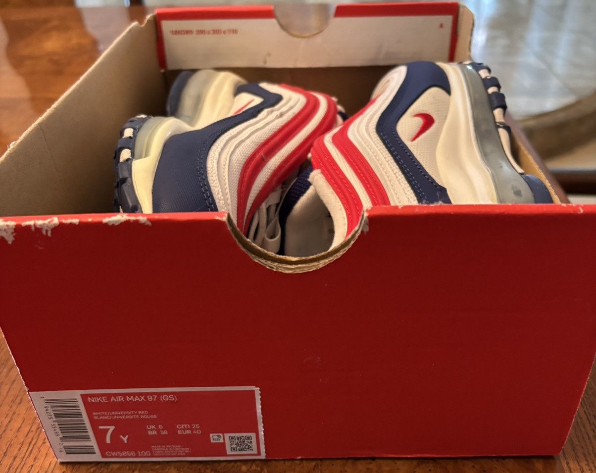 Nike Nike Air Max 97 GS 'USA' Size US 7 / EU 40 - 9 Thumbnail
