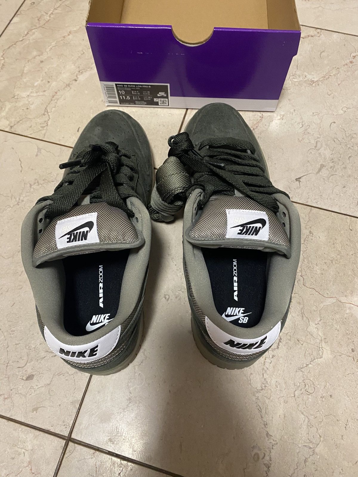 Nike Nike SB Dunk Low Pro B Sequoia size 10 US MEN Size US 10 / EU 43 - 2 Thumbnail