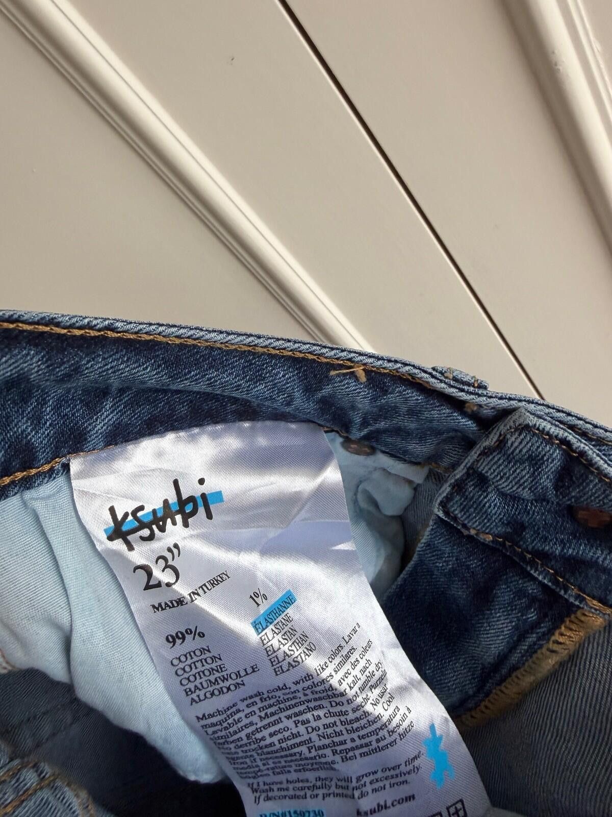 Ksubi new ksubi womens denim jeans nine o bluebell blue 23 5 6 Size 27" / US 4 / IT 40 - 8 Thumbnail