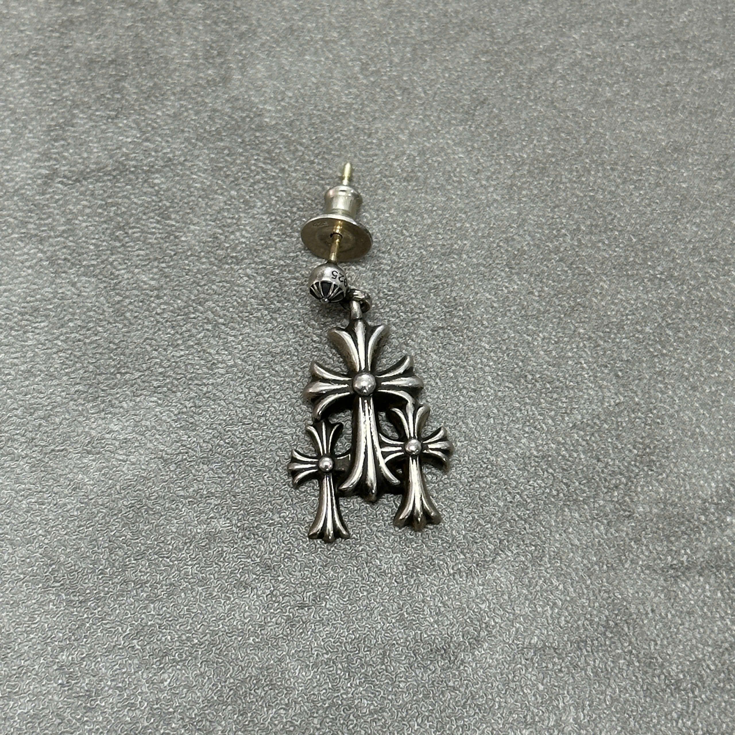 Chrome Hearts CHROME HEARTS Triple Cross Earring Size ONE SIZE - 3 Thumbnail