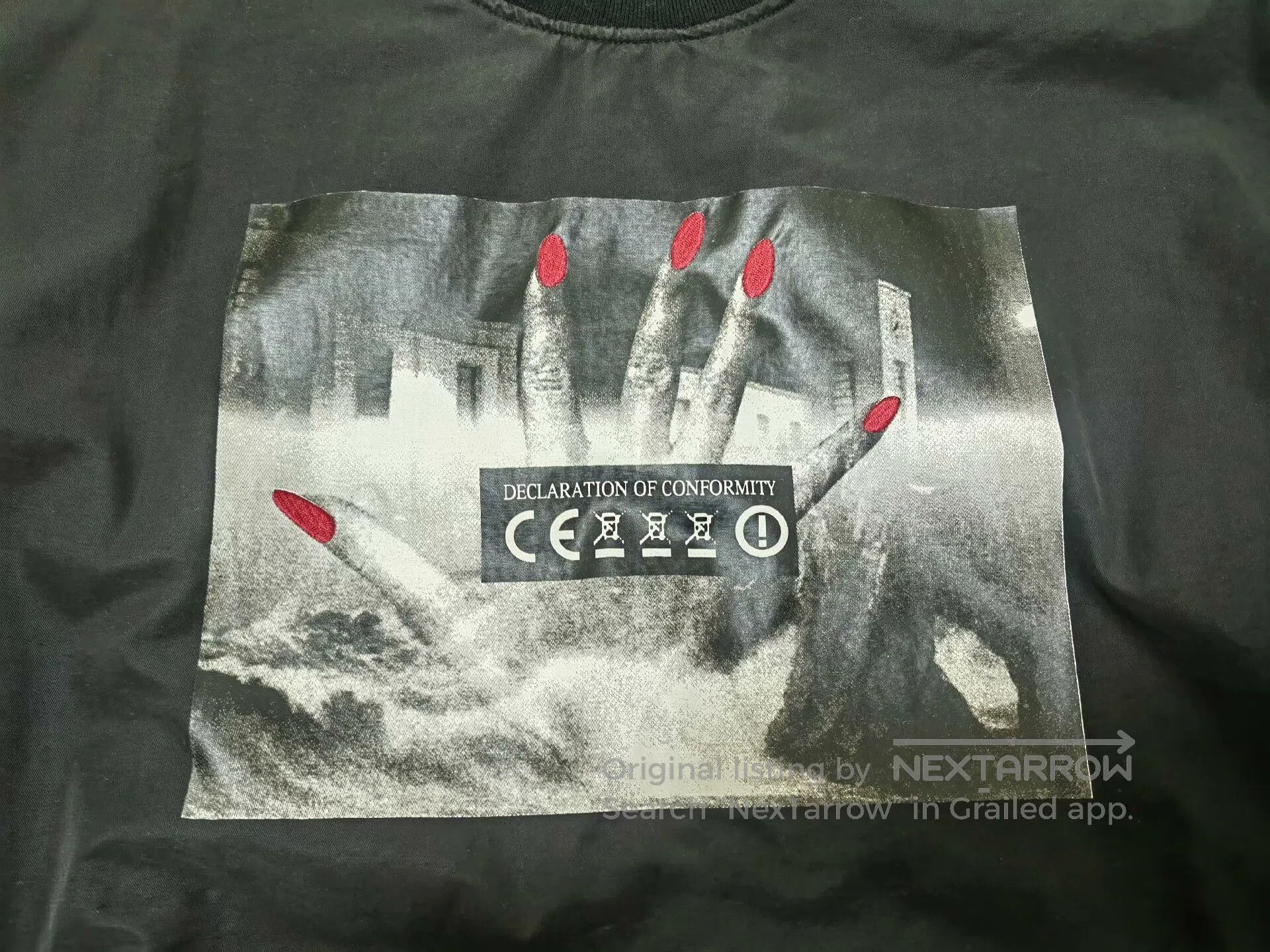 Cav Empt Cav Empt graphic black sweatshirt in large. Size US L / EU 52-54 / 3 - 2 Thumbnail