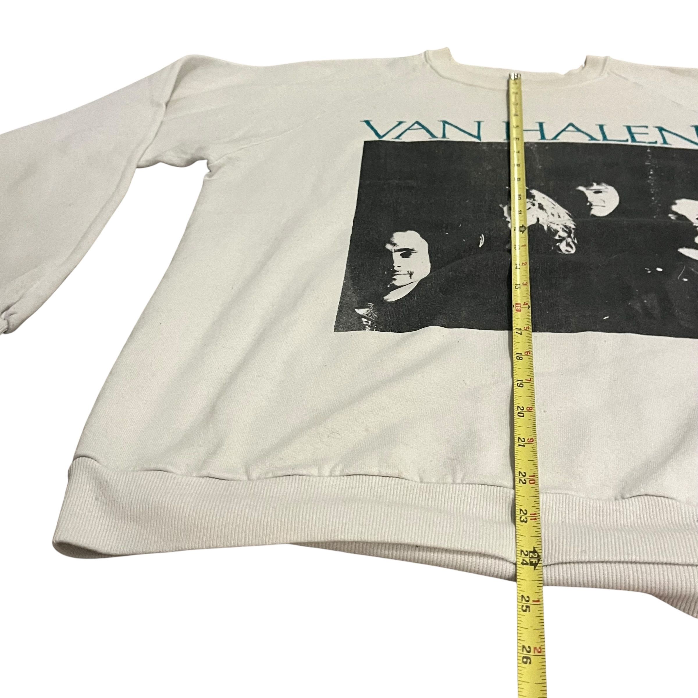 Band Tees × Jerzees × Vintage VINTAGE Van Halen OU812 Tour Sweatshirt Jerzees Size US XL / EU 56 / 4 - 3 Thumbnail