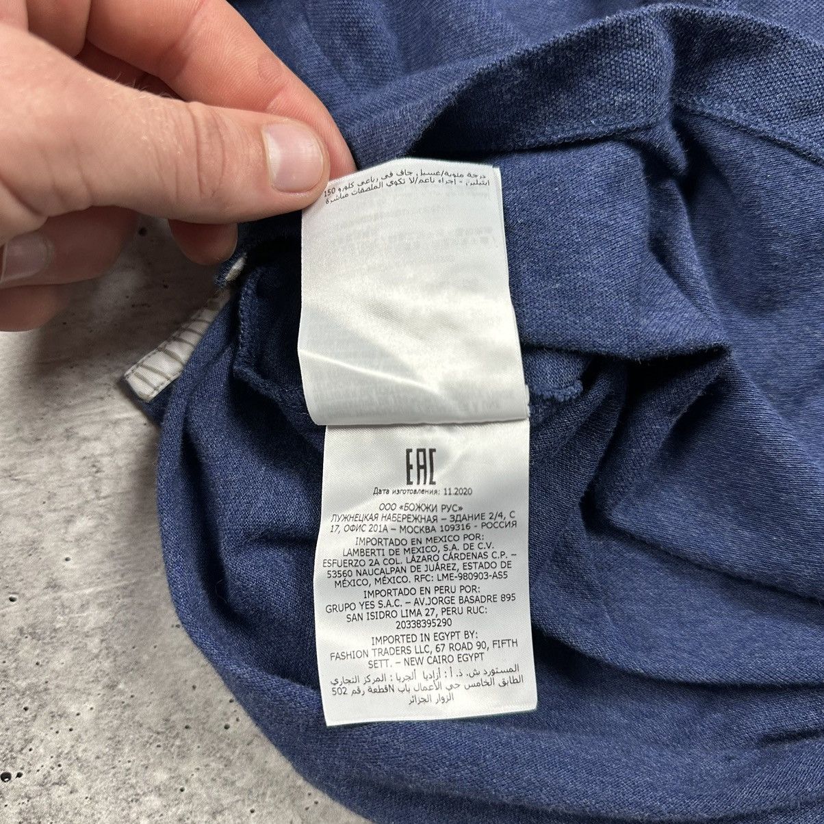 Boggi Boggi Milano Pique Polo Cotton Blue Men’s Size M Size US M / EU 48-50 / 2 - 14 Thumbnail