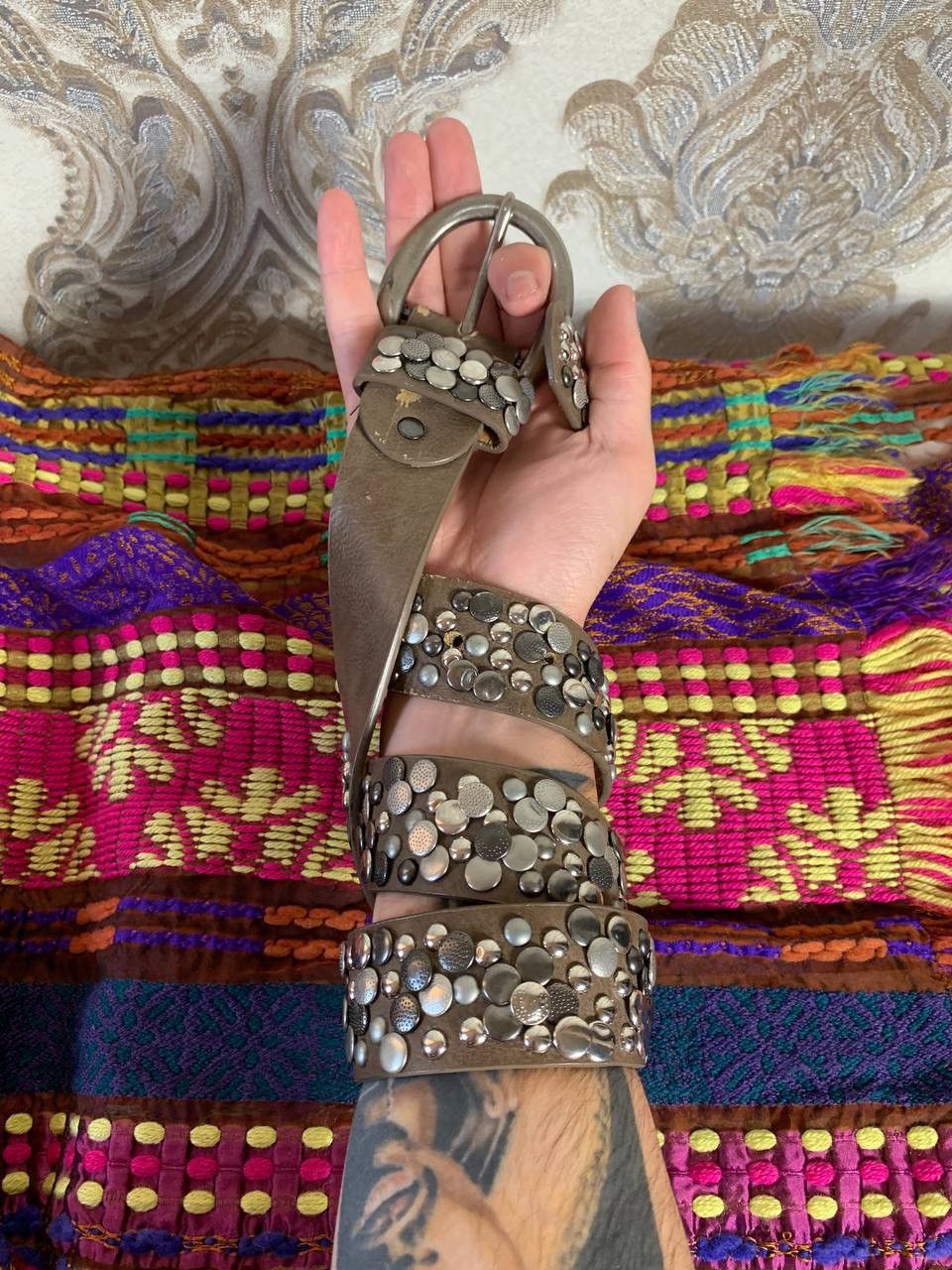 Vintage VERY RARE JAPAN STYLE 90s METAL PUNK EMO ROCK GOTH Y2K BELT Size ONE SIZE - 1 Thumbnail