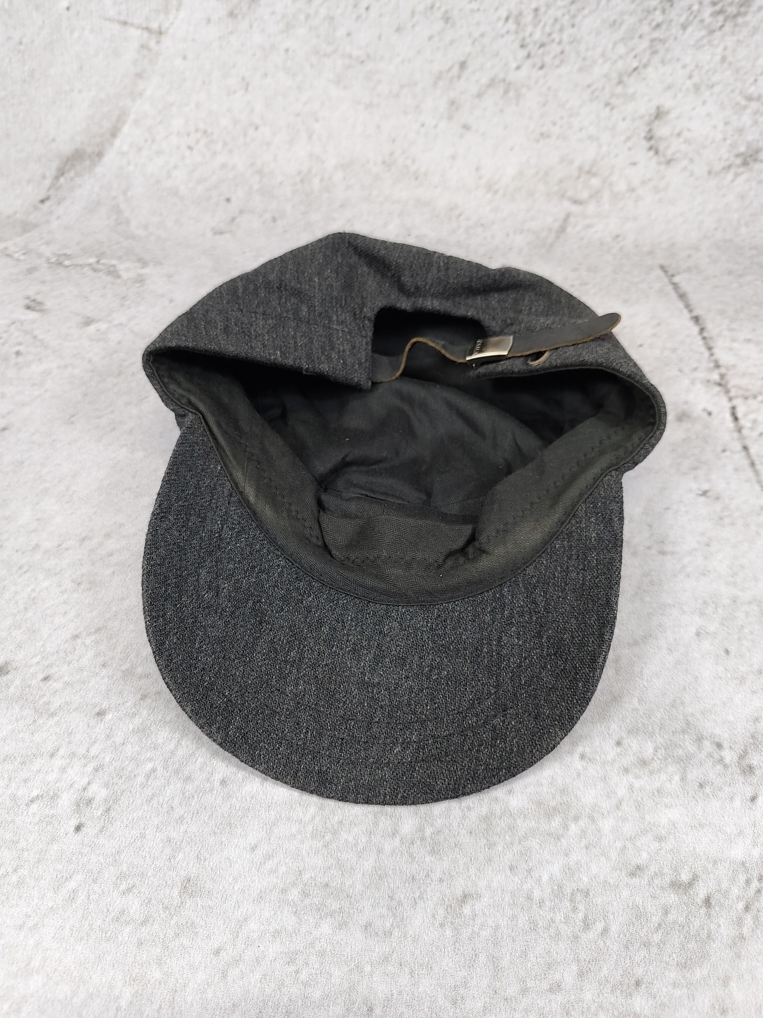 CA4LA 2000s CA4LA🇯🇵 Wool Blend Workwear Military Patrol Cap Size ONE SIZE - 4 Thumbnail