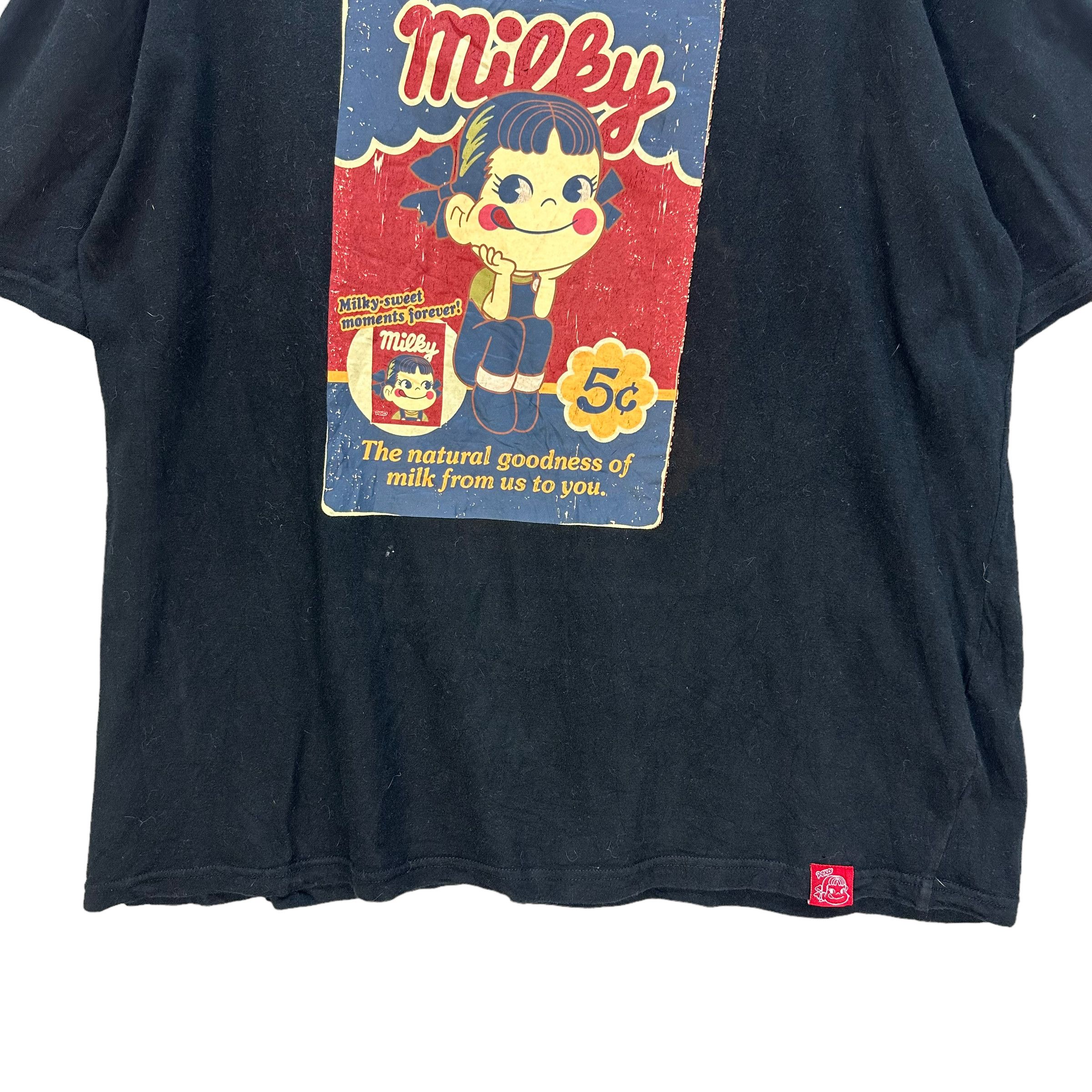 Japanese Brand MILKY PEKO & POKO GRAPHIC TEES #7975-194 Size US XXL / EU 58 / 5 - 4 Thumbnail