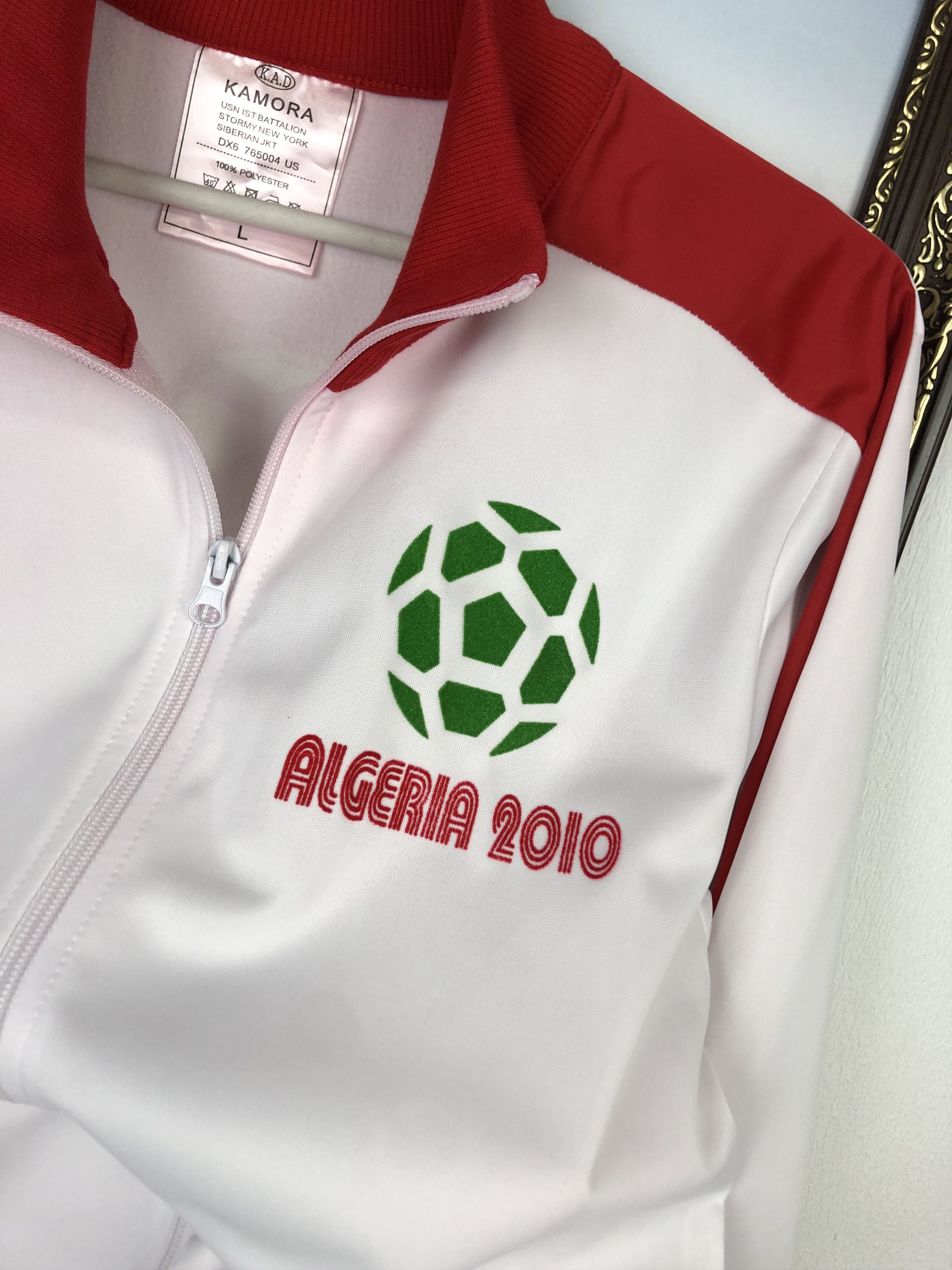 Vintage Algeria 2010 Football Jacket Soccer Track Top National Size US L / EU 52-54 / 3 - 3 Thumbnail
