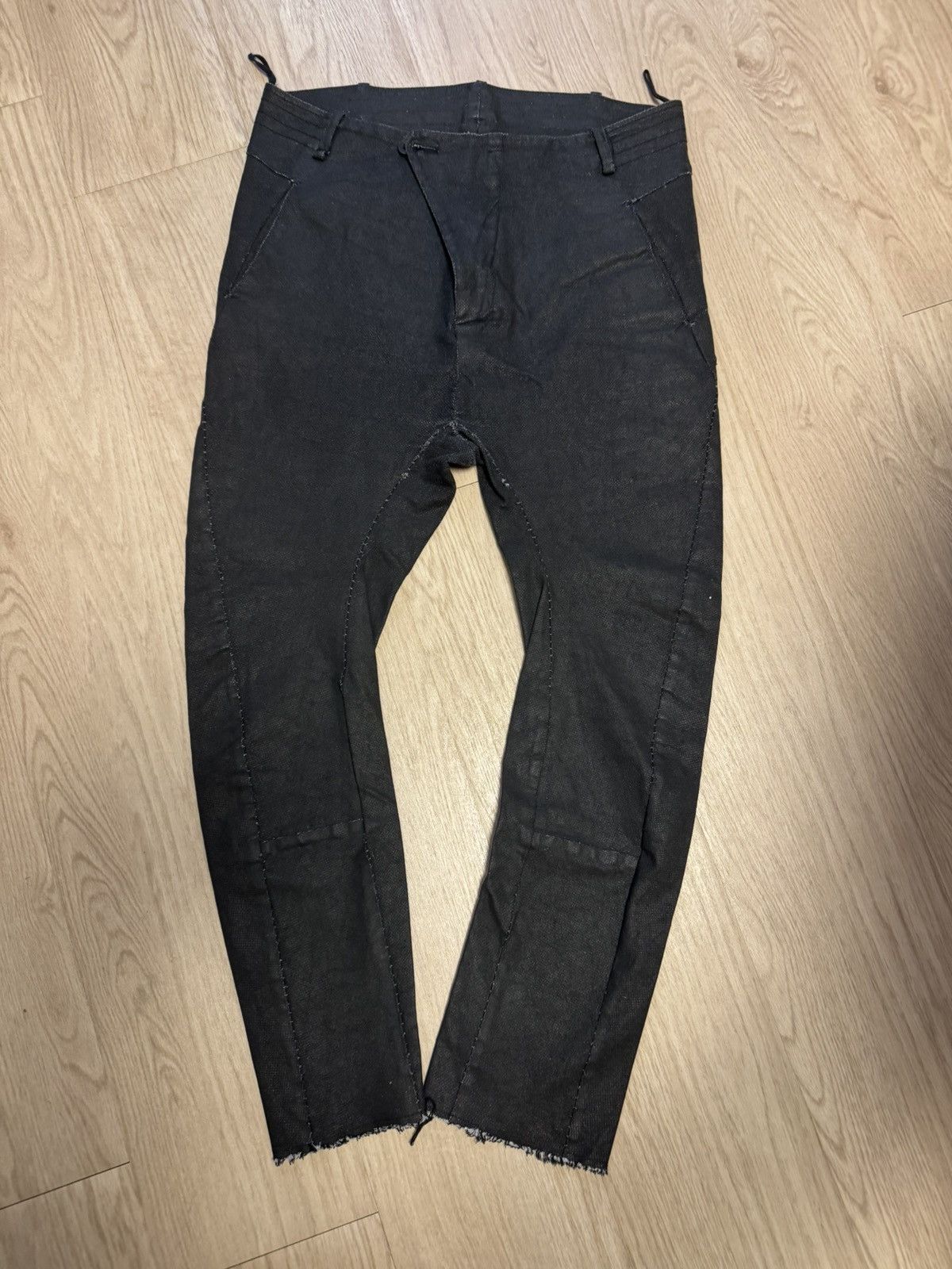 Masnada Masnada Coated Cotton Trousers (US 36) Size US 36 / EU 52 - 2 Thumbnail