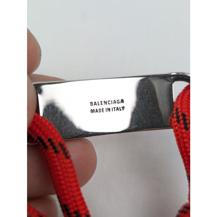 Balenciaga o1rshd1 Q:3 / Size: OS / Plaque Bracelet in Red Size ONE SIZE - 7 Thumbnail
