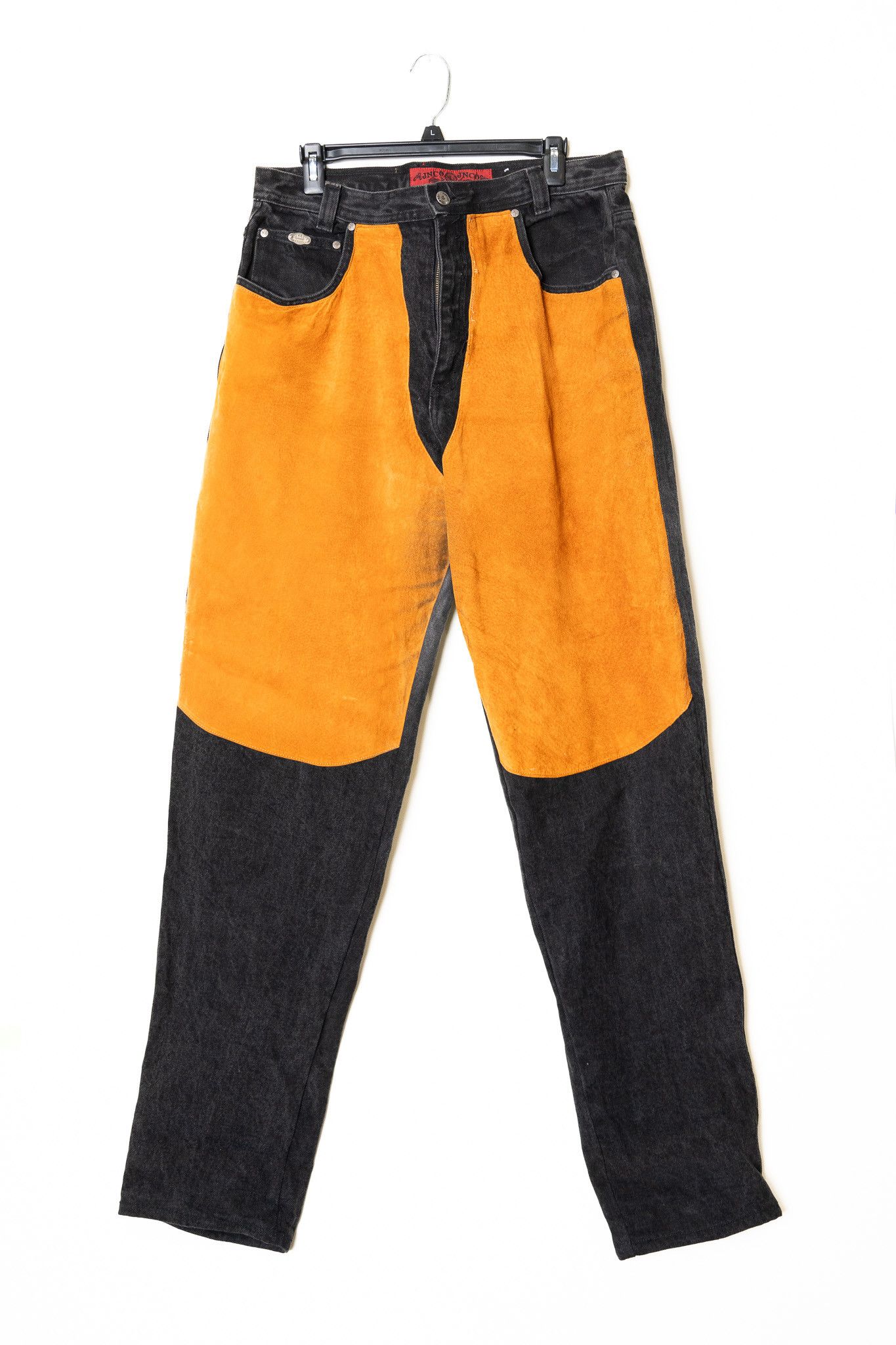 JNCO VINTAGE JNCO BLACK/BROWN DENIM Size US 34 / EU 50 - 1 Thumbnail