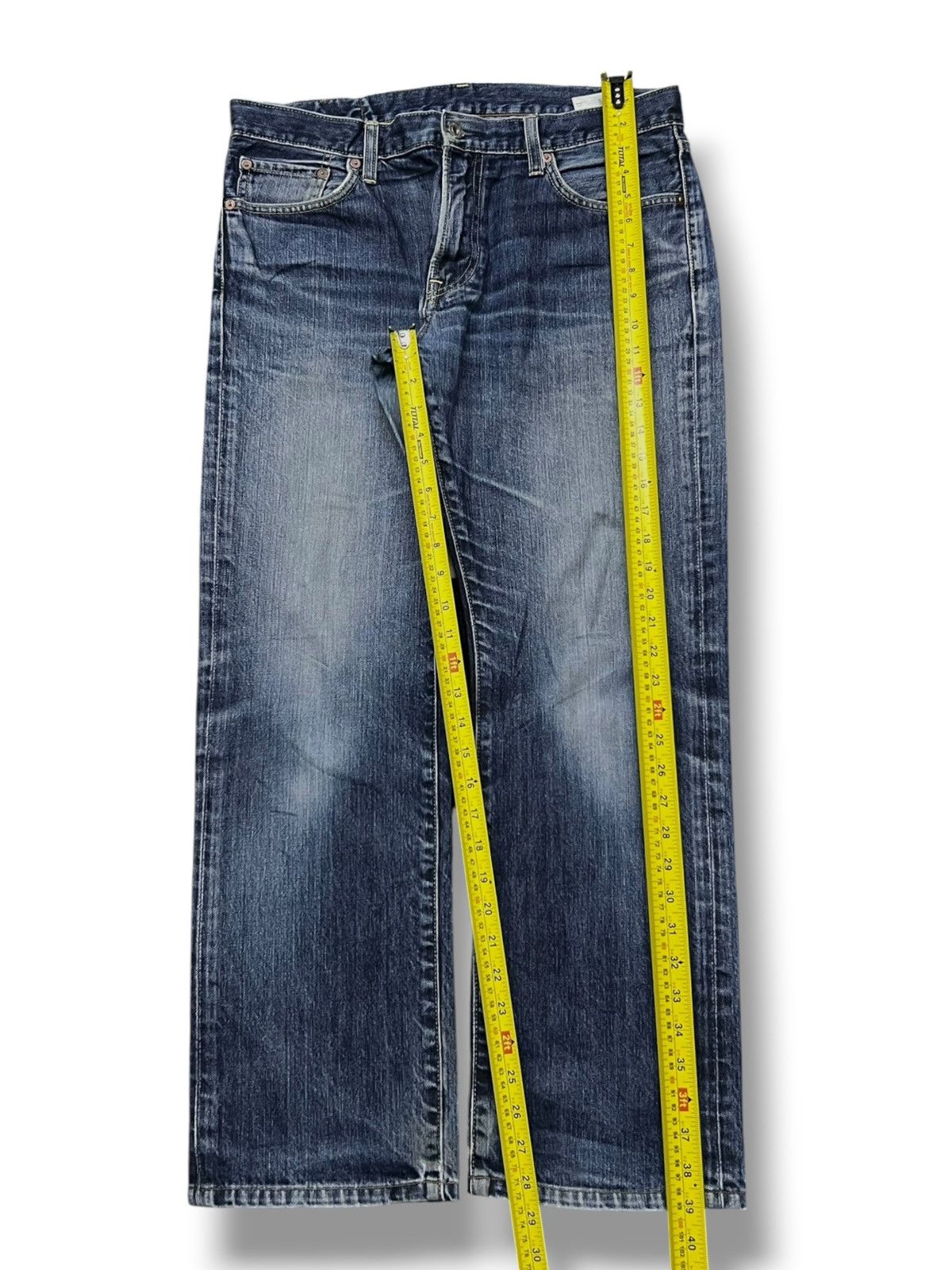 Uniqlo Vintage Uniqlo UJ S002 Japan - Faded Wash, Distressed Denim Size US 34 / EU 50 - 15 Thumbnail
