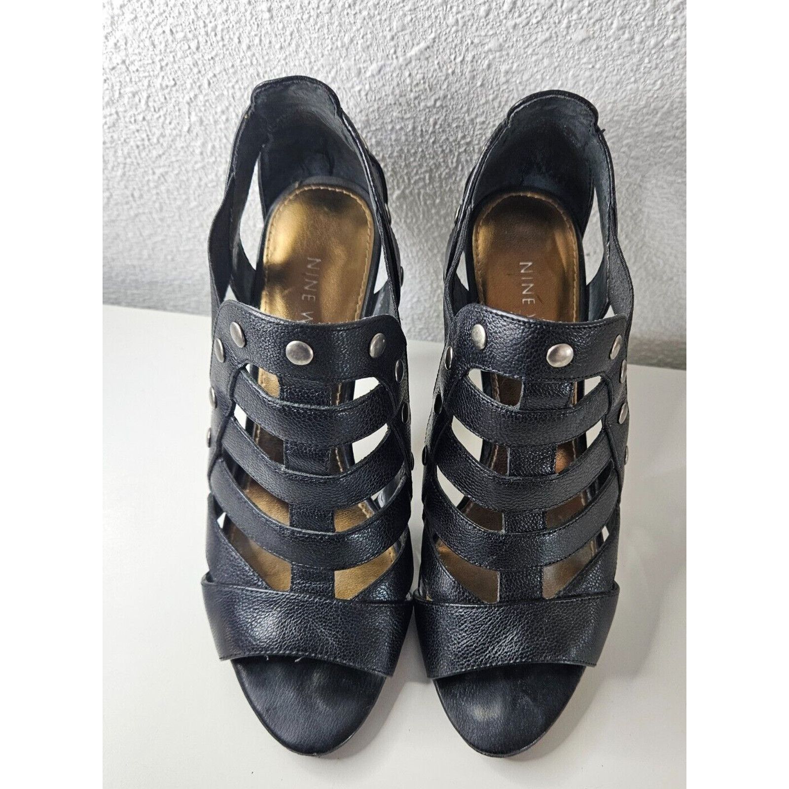 Nine West Nine West Black Strappy Sandals 3” Heels Women’s Size 6M Size US 6 / IT 36 - 5 Thumbnail