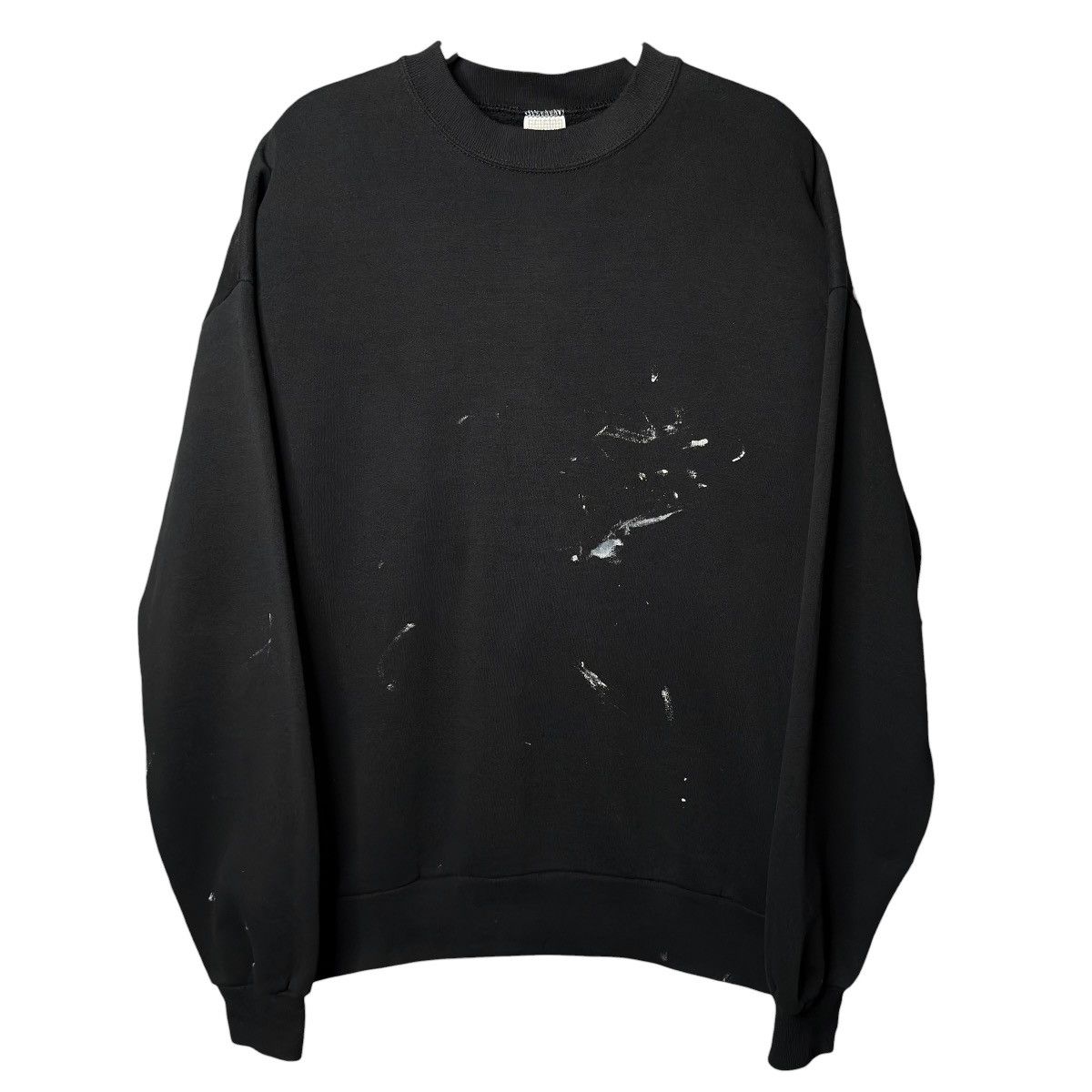 Jerzees Vintage 1990s Paint Splatter Blank Crewneck, Size XXL, Black Size US XXL / EU 58 / 5 - 1 Thumbnail