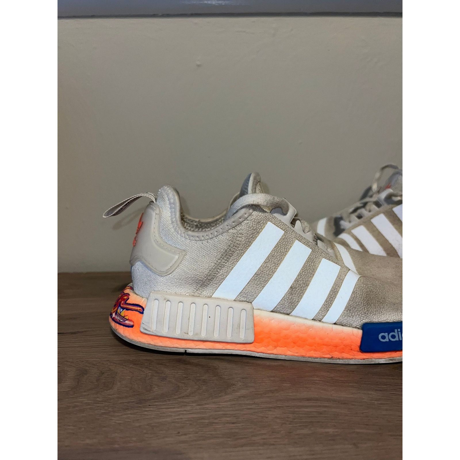 Adidas Adidas NMD R1 Graffiti White Signal Coral Shoes Sneakers 10 Size US 10 / EU 43 - 2 Thumbnail