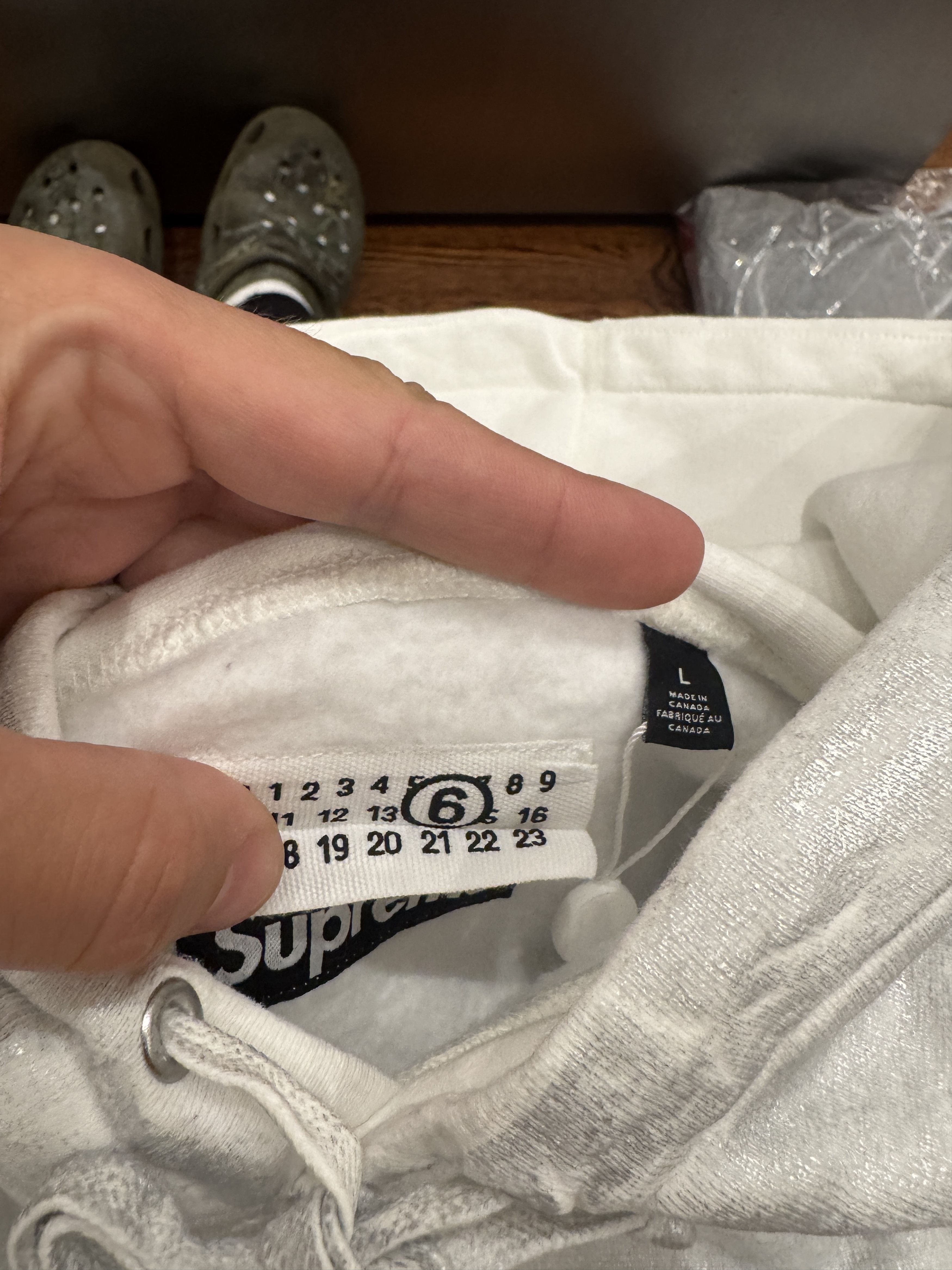 Maison Margiela × Supreme Supreme Maison Margiela Hoodie Size US L / EU 52-54 / 3 - 6 Thumbnail