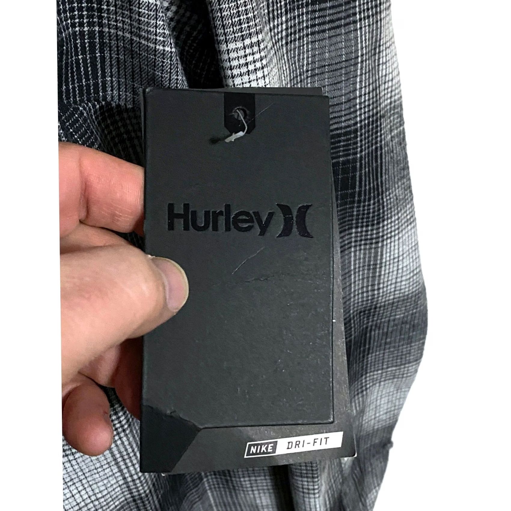 Hurley Hurley x Nike Dri-FIT Wilson Flannel Button Shirt Womens XS Plaid Grunge Surf Casual Womens XS Grunge Preppy Size XS / US 0-2 / IT 36-38 - 6 Thumbnail