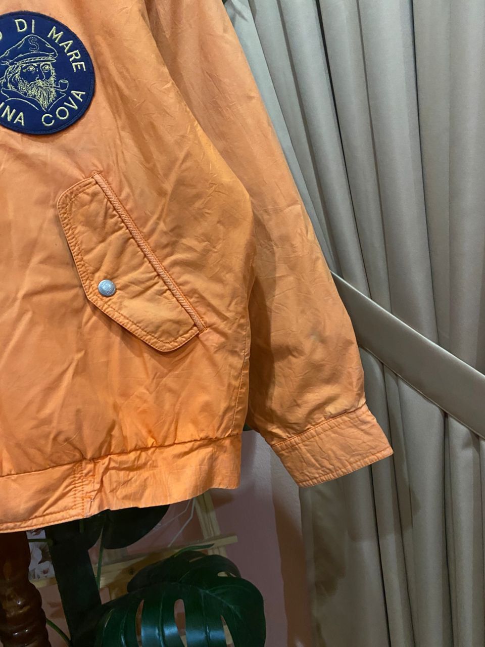 Japanese Brand VINTAGE 90S LUPO DI MARE SINA COVA BOMBER JACKET Size US M / EU 48-50 / 2 - 2 Thumbnail