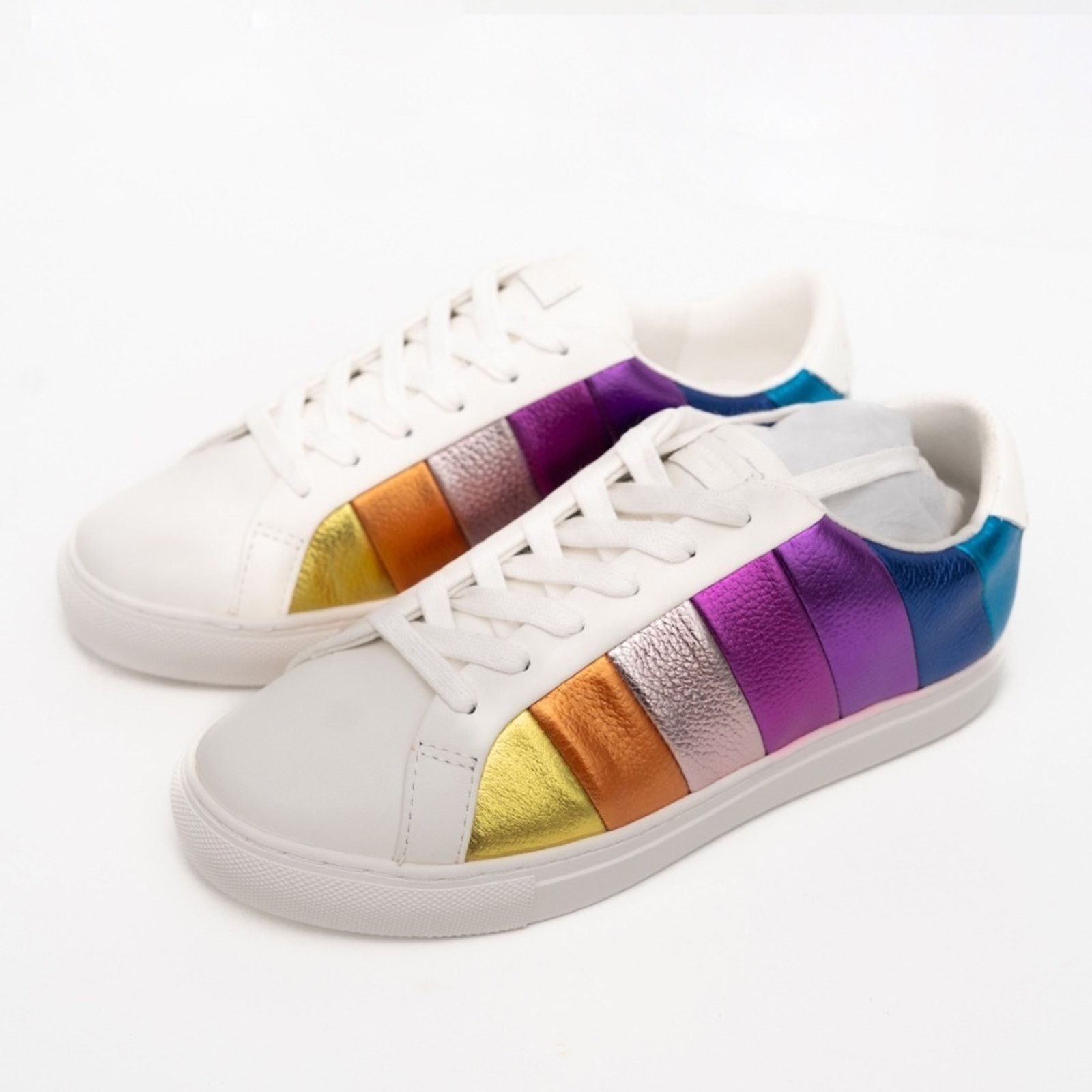 Kurt Geiger KURT GEIGER LONDON Women's Lane Stripe Low-Top Sneakers Size US 7.5 / IT 37.5 - 8 Thumbnail
