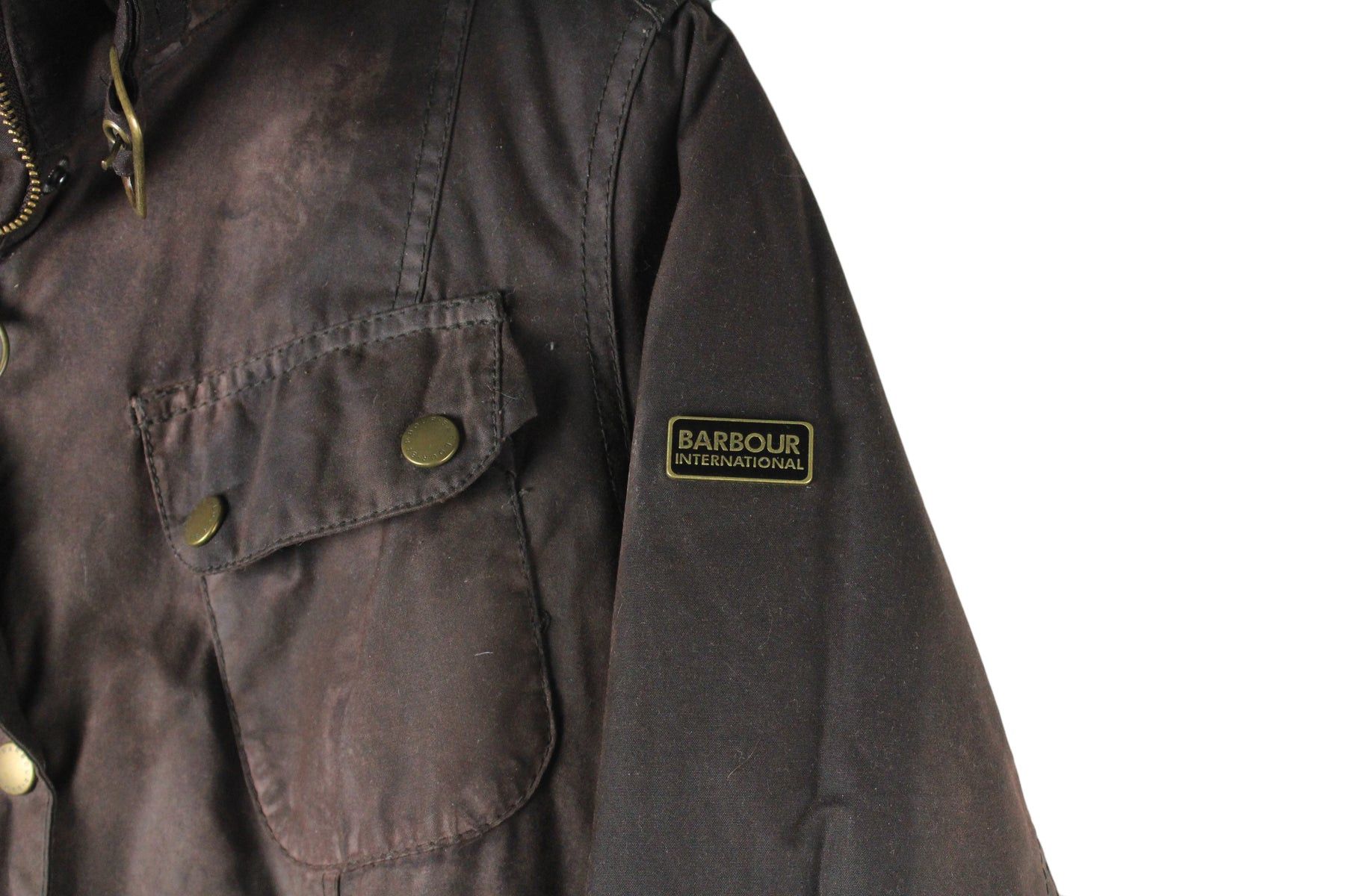 Barbour Barbour International Waxed Jacket Women's 42 Size M / US 6-8 / IT 42-44 - 3 Thumbnail
