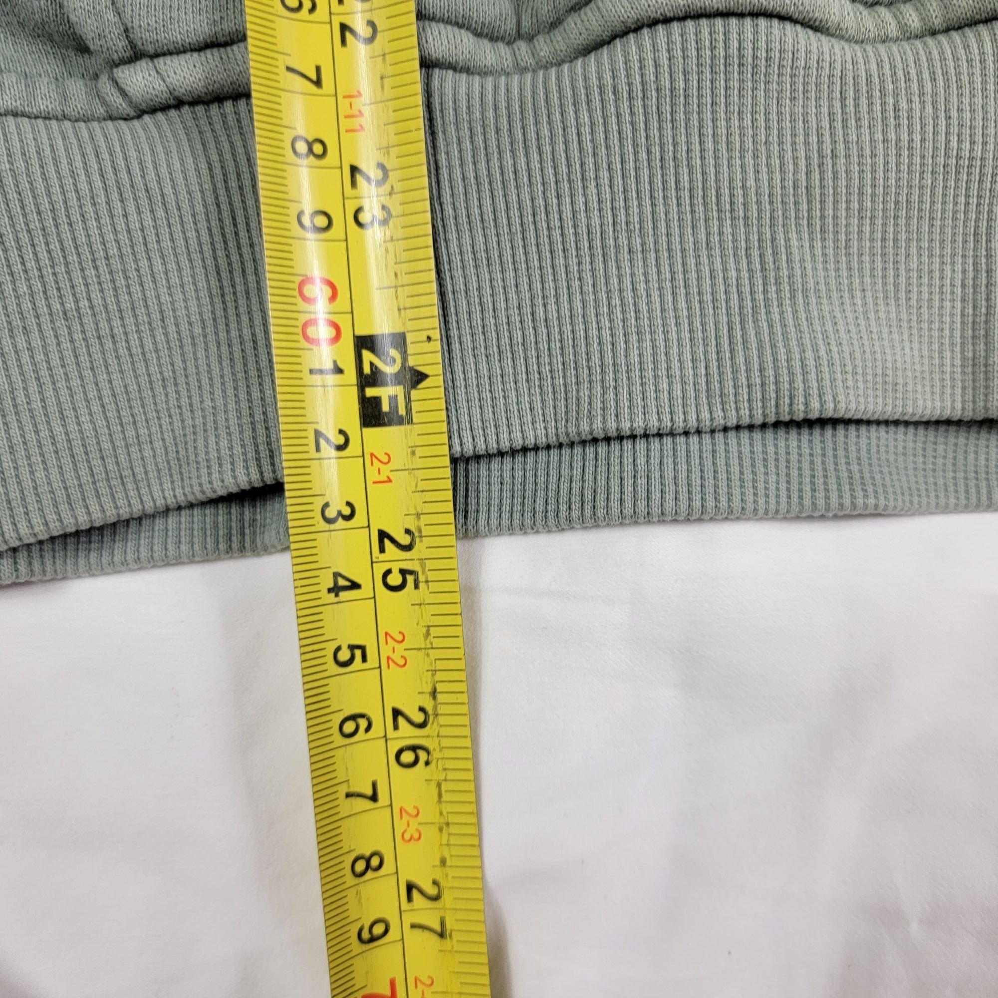 Criminal Damage Criminal Damage Mens Medium Green Zip Hoodie Sweatshirt Long Size US M / EU 48-50 / 2 - 10 Thumbnail