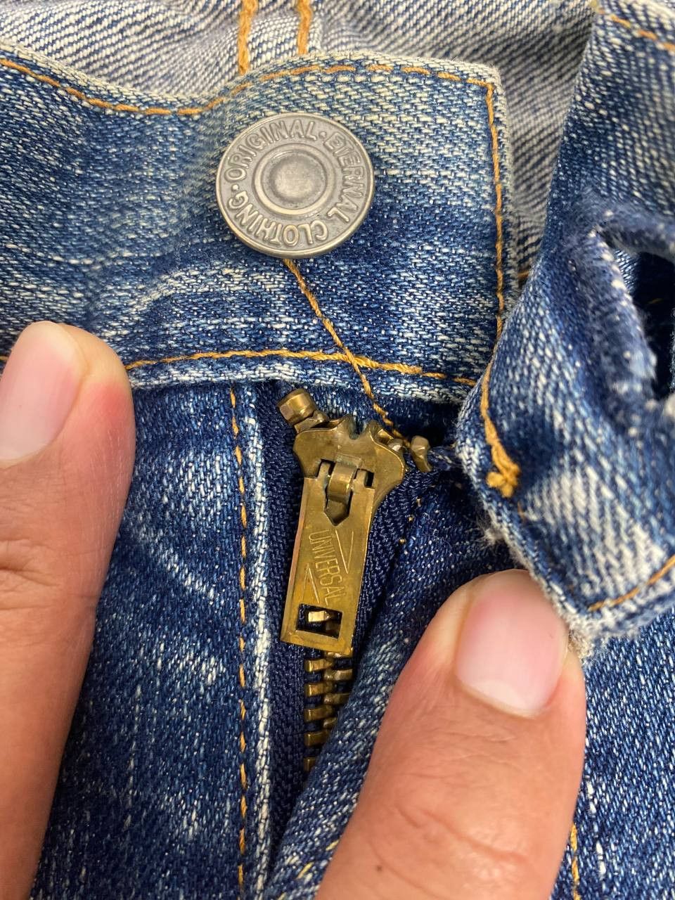 Eternal vintage eternal japanese brands selvedge distressed denim Size US 30 / EU 46 - 12 Thumbnail