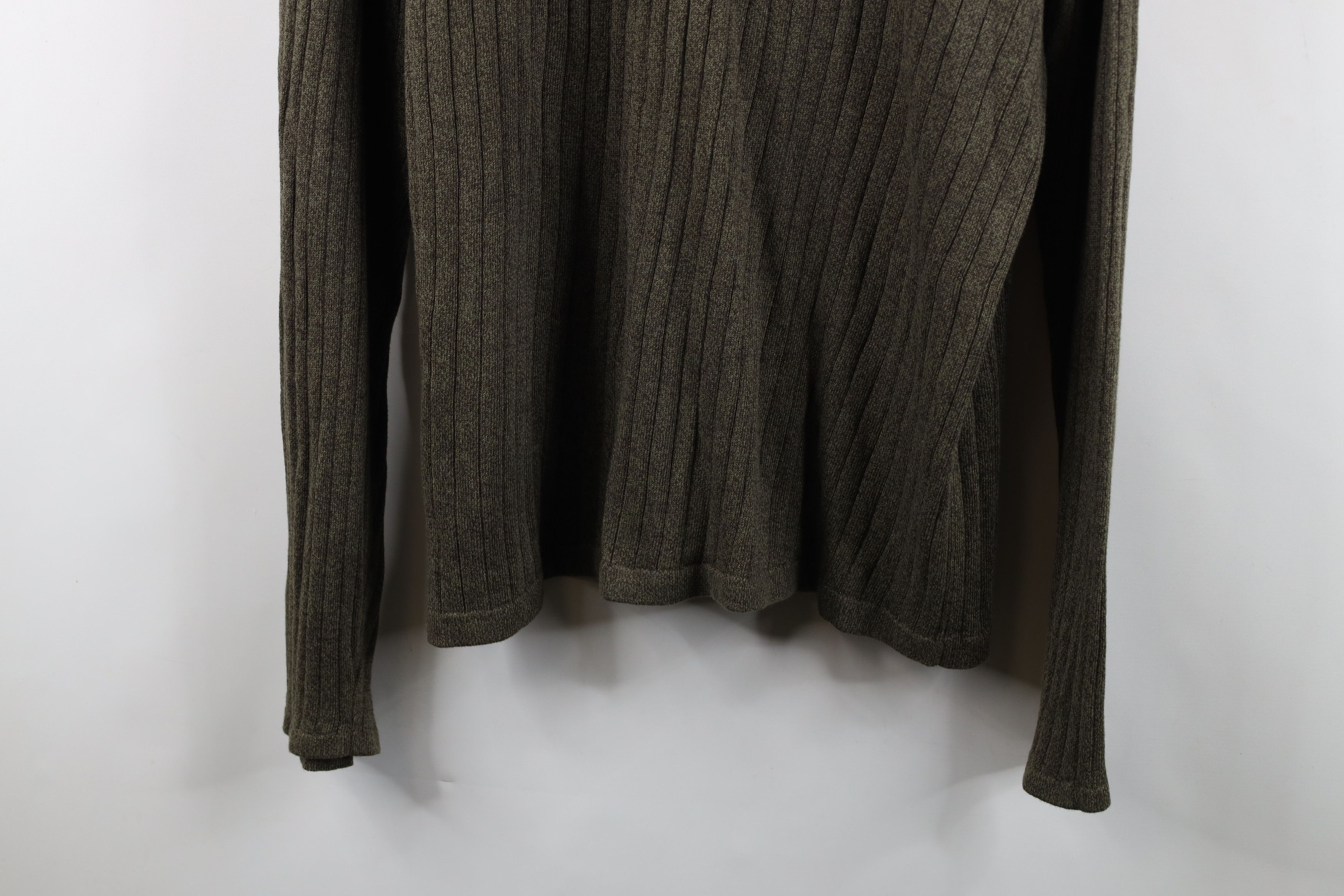 Vintage Vintage 90s Y2K Streetwear Ribbed Knit Mock Neck Sweater Size US XL / EU 56 / 4 - 3 Thumbnail