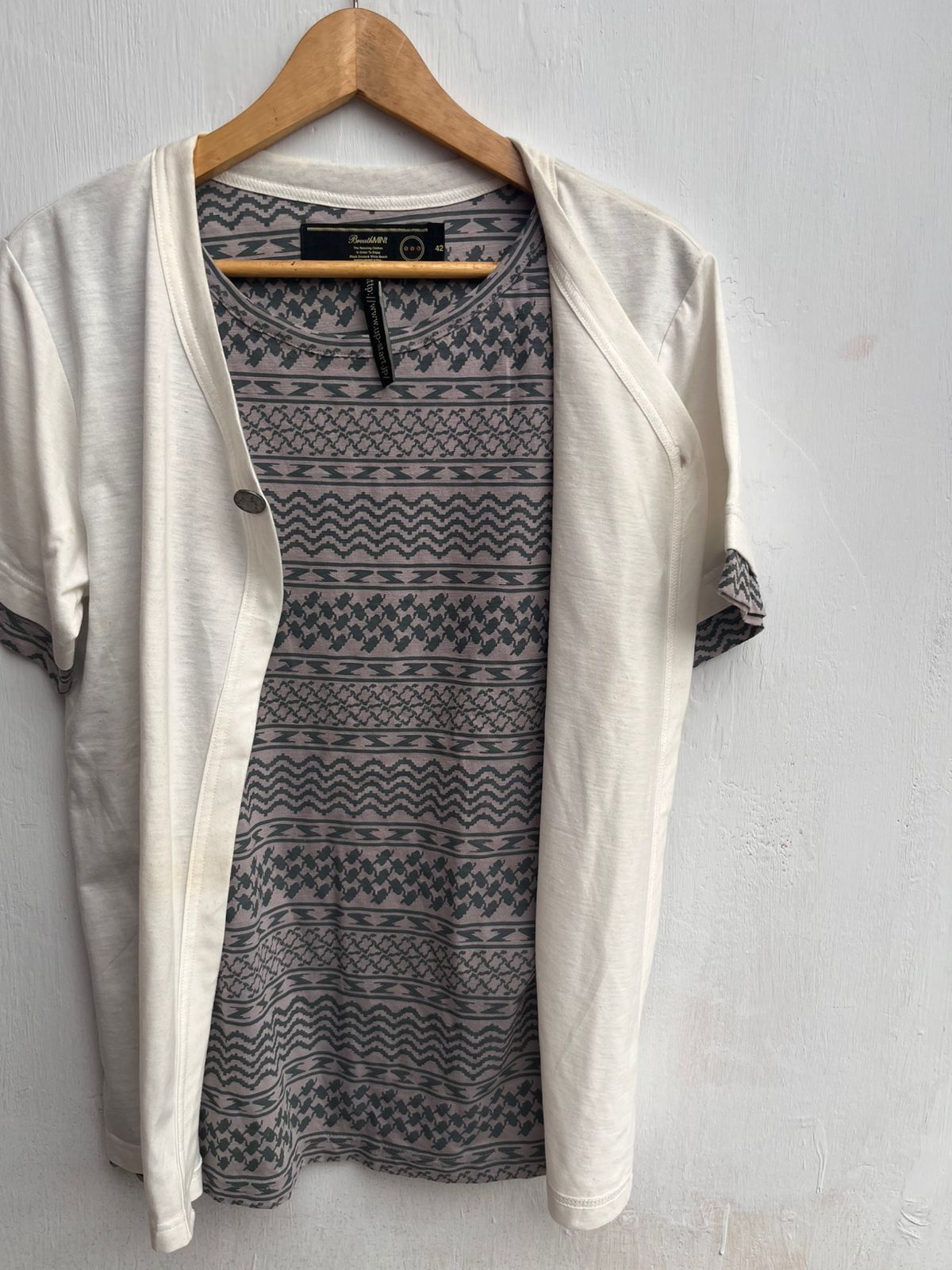 Japanese Brand Breath Mint Double Layers Tee Navajoo Size US S / EU 44-46 / 1 - 2 Thumbnail