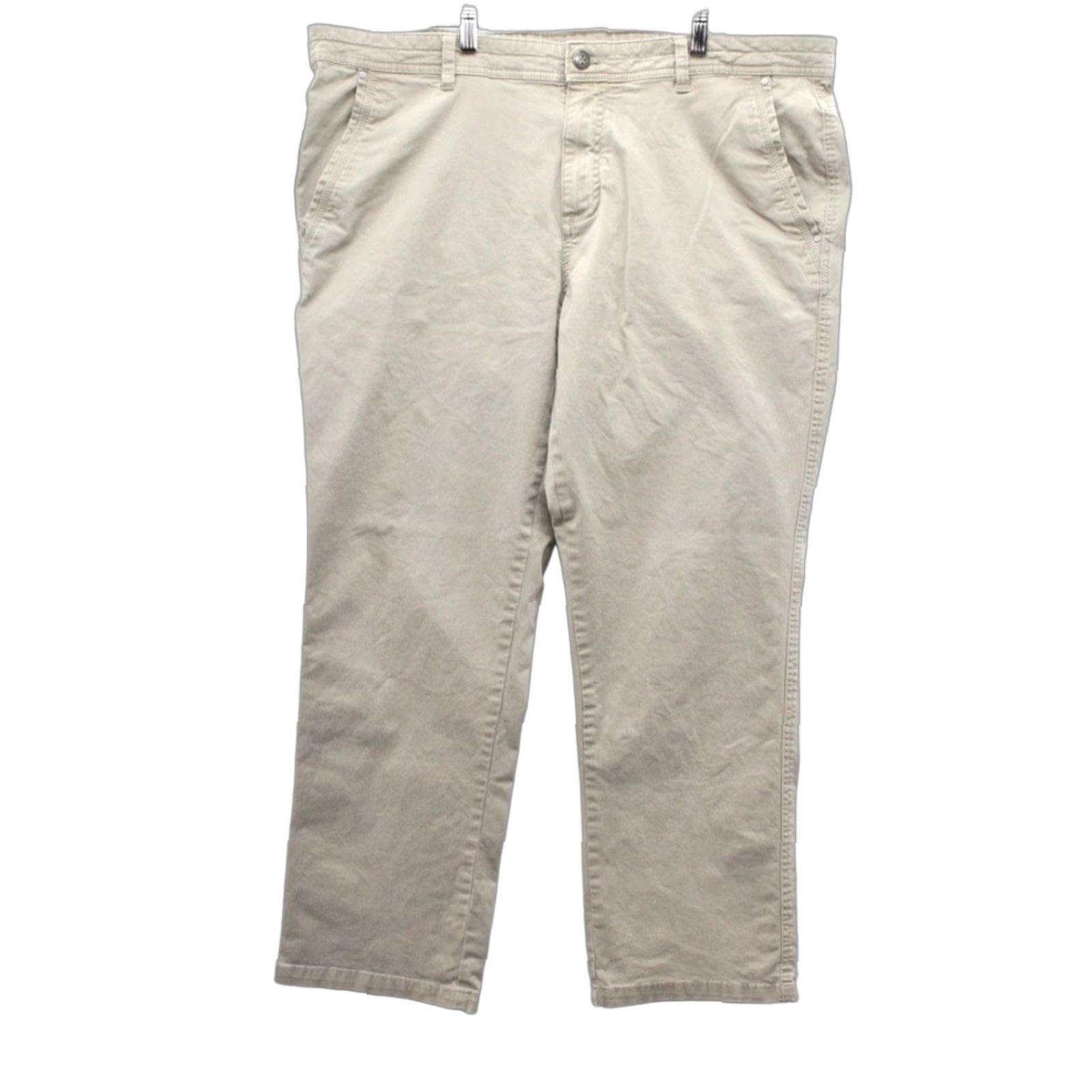 Vintage Swiss Tech Mens Pants 42x29 Khaki Tapered Stretch Chino Outdoor Hiking Size US 42 / EU 58 - 1 Thumbnail