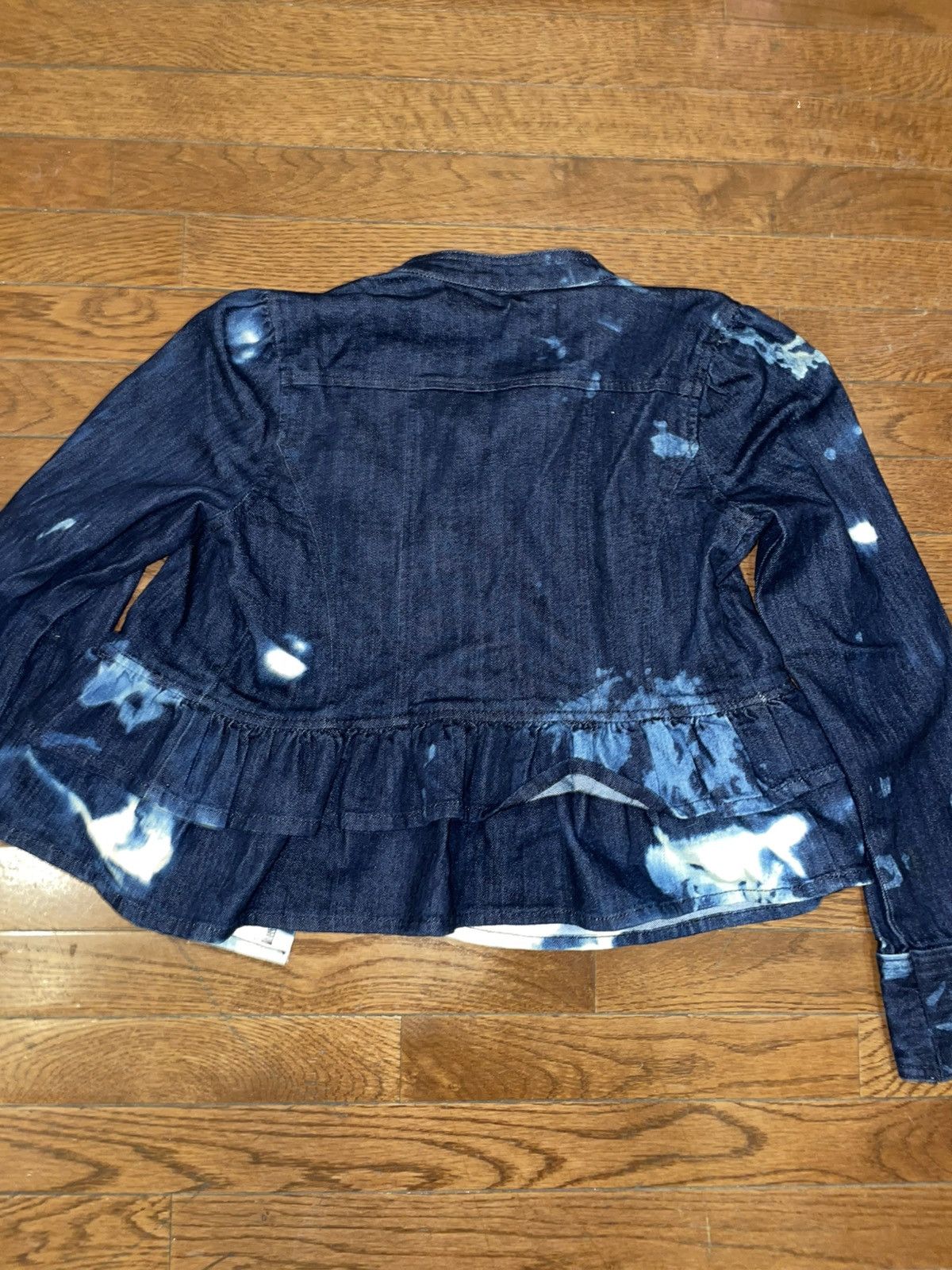 Gap Gap Kids custom distressed peplum 1969 foot denim jacket Size XXL / US 16-18 / IT 52-54 - 6 Thumbnail