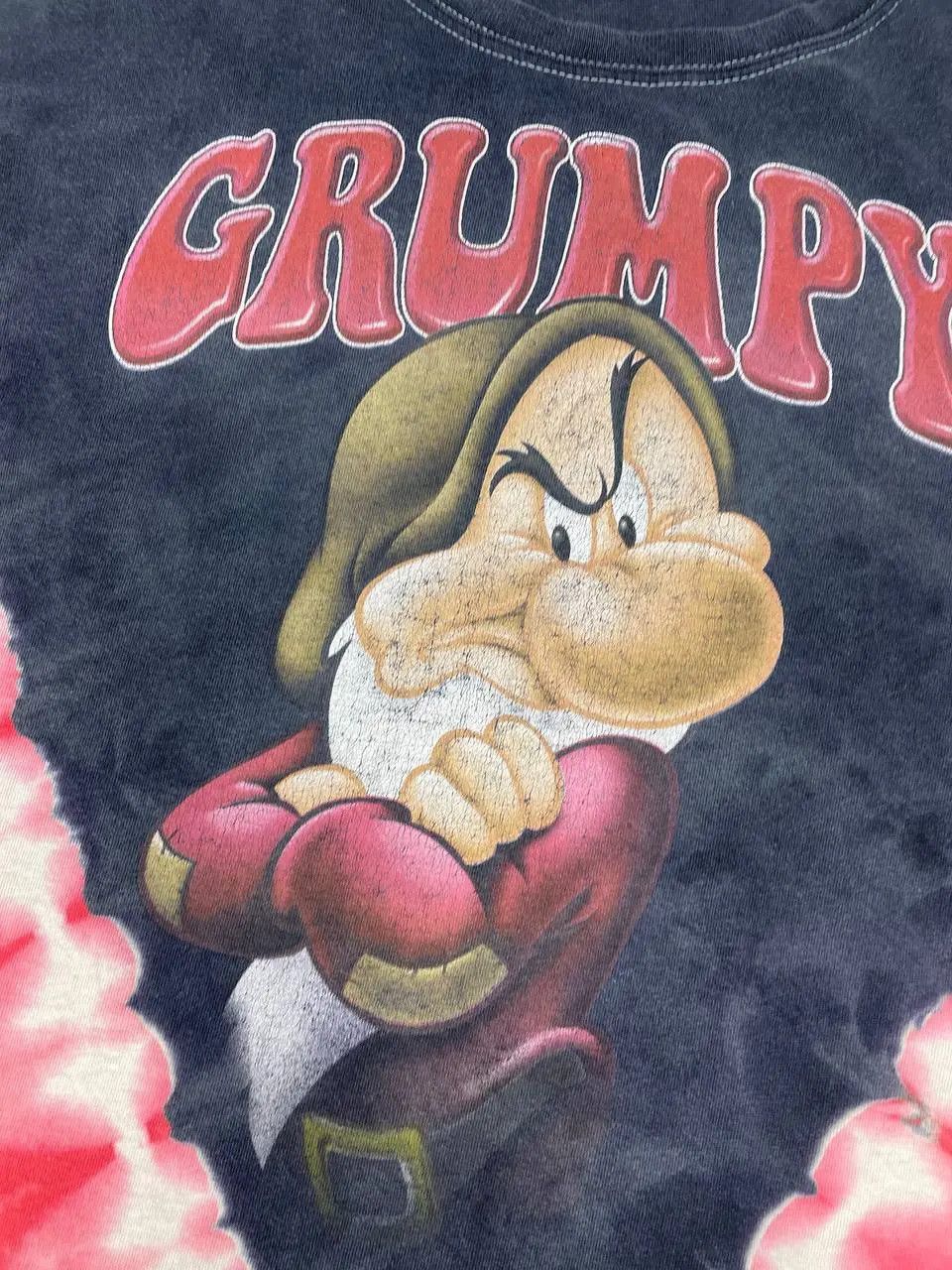 Cartoon Network Walt Disney World Tie Dye Grumpy T-Shirt Snow White 7 Dwarfs Size US XL / EU 56 / 4 - 4 Thumbnail