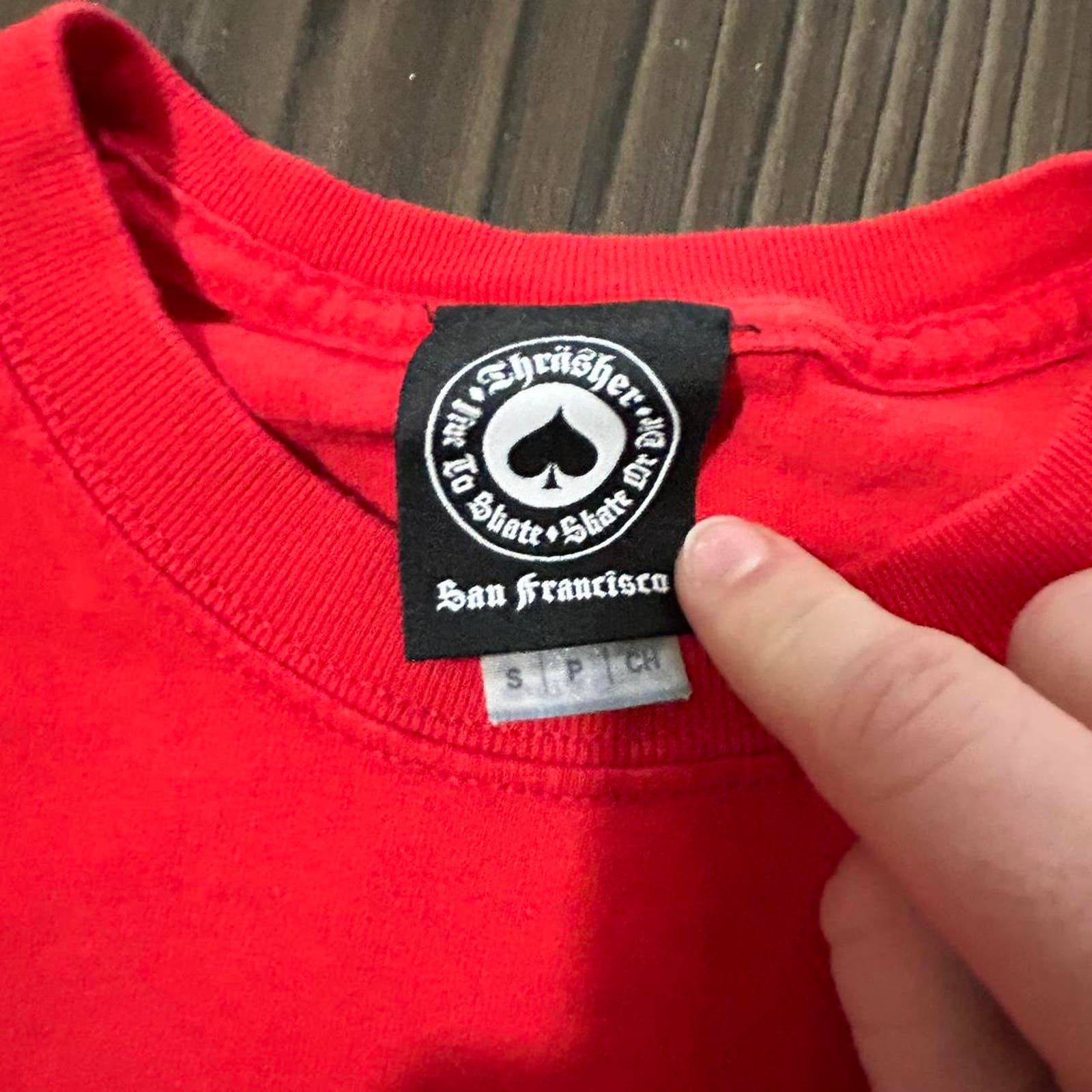 Thrasher Thrasher magazine red t shirt cropped Size S / US 4 / IT 40 - 3 Thumbnail