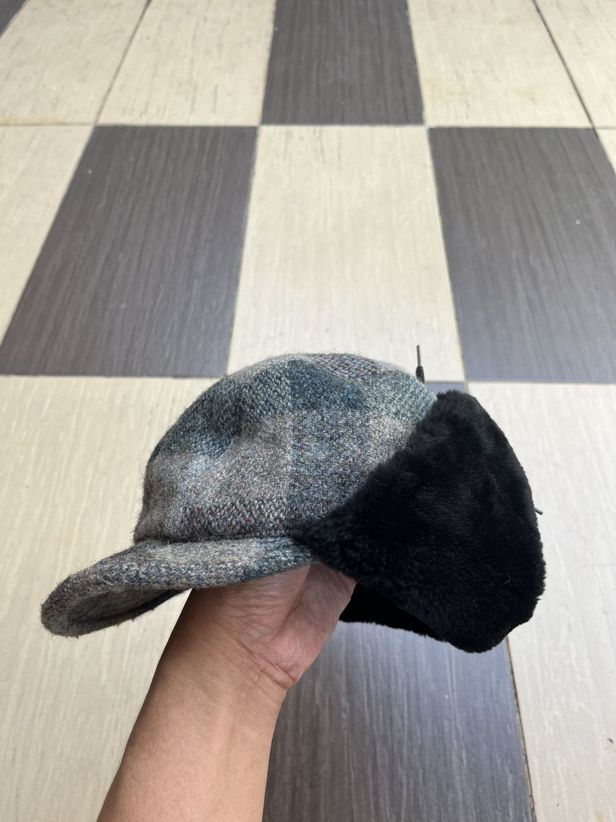 Harris Tweed Mistral x harris tweed wool hat Size ONE SIZE - 4 Thumbnail