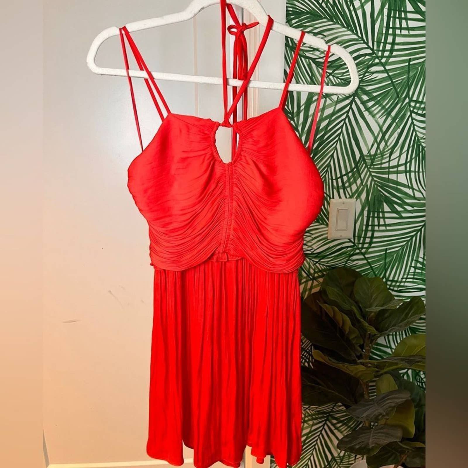 knee length dresses for ladies Undo Halter Mini Dress main image 1