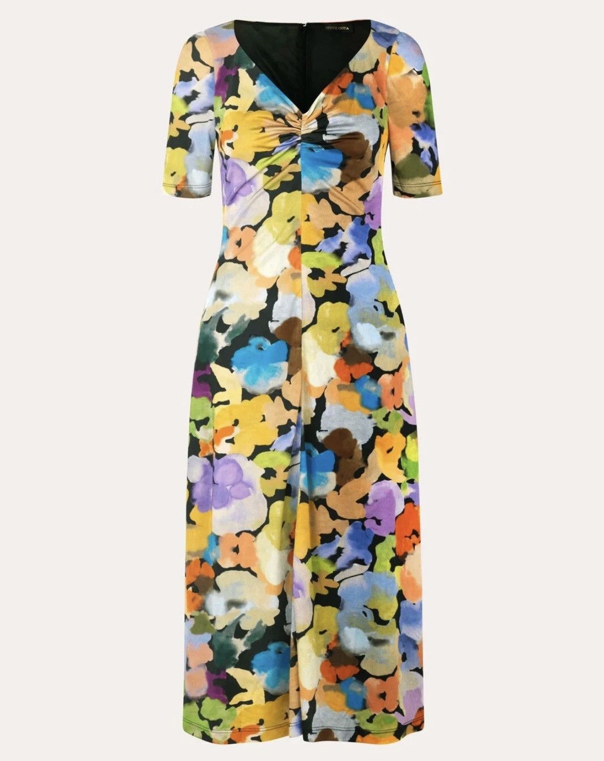 Stine Goya Stine Goya Jose Airbrush at Night Midi Dress NWT Size XS / US 0-2 / IT 36-38 - 2 Thumbnail