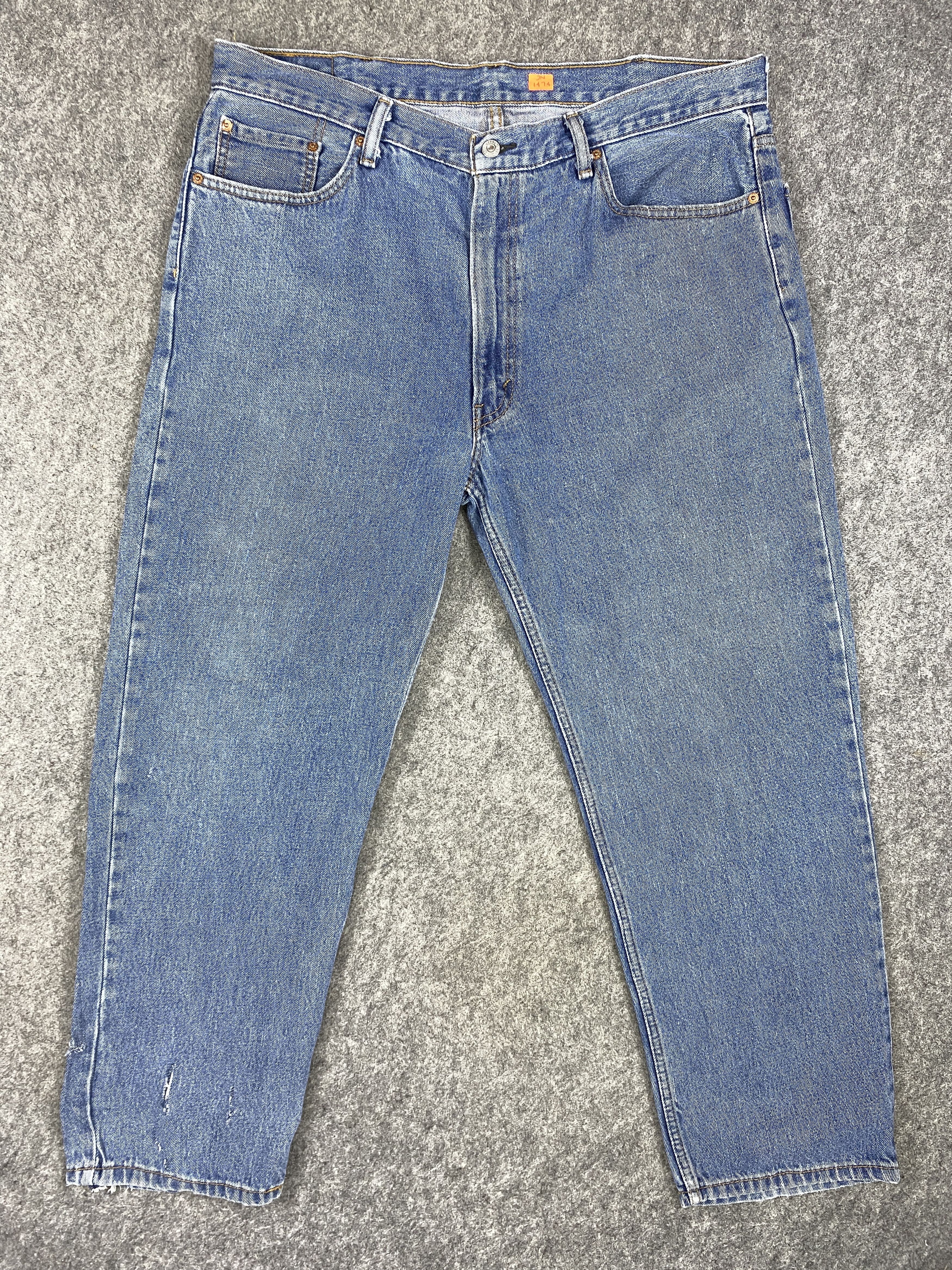 image of Distressed Denim x Levis Blue Vintage Levi's 550 Jeans 40X29 Denim -Jn1474, Men's