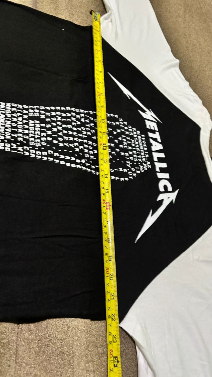 Metallica Vintage Metallica Seek And Destroy Raglan Shirt Size US L / EU 52-54 / 3 - 7 Thumbnail