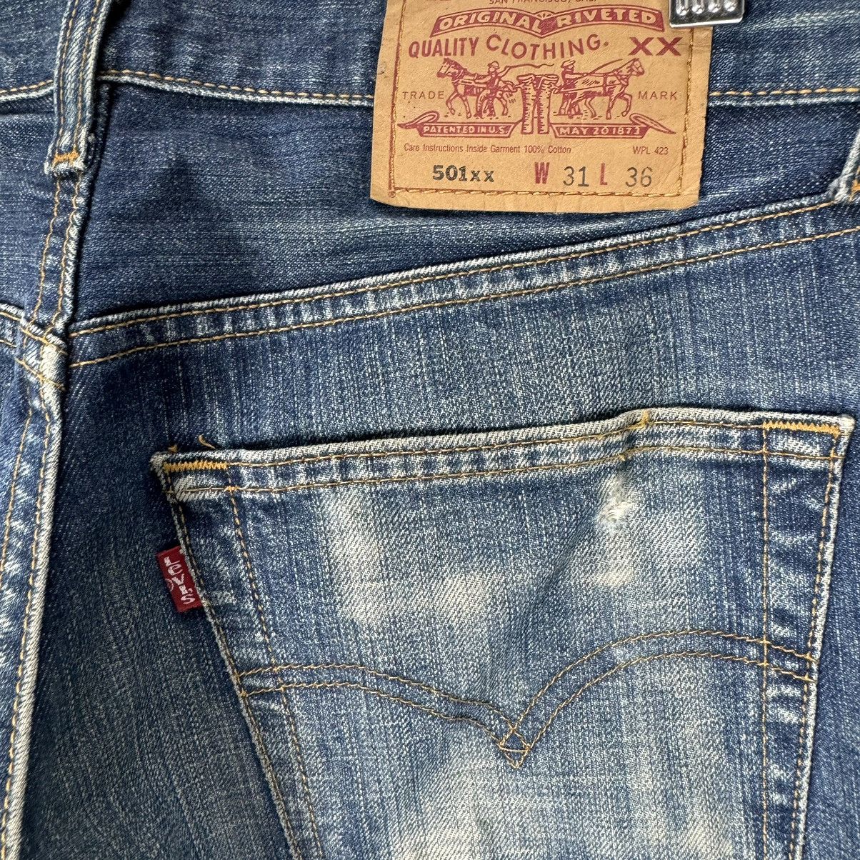 Levi's 🌟LEVI’S 501 XX DENIM JEANS PANTS Size US 31 - 10 Thumbnail