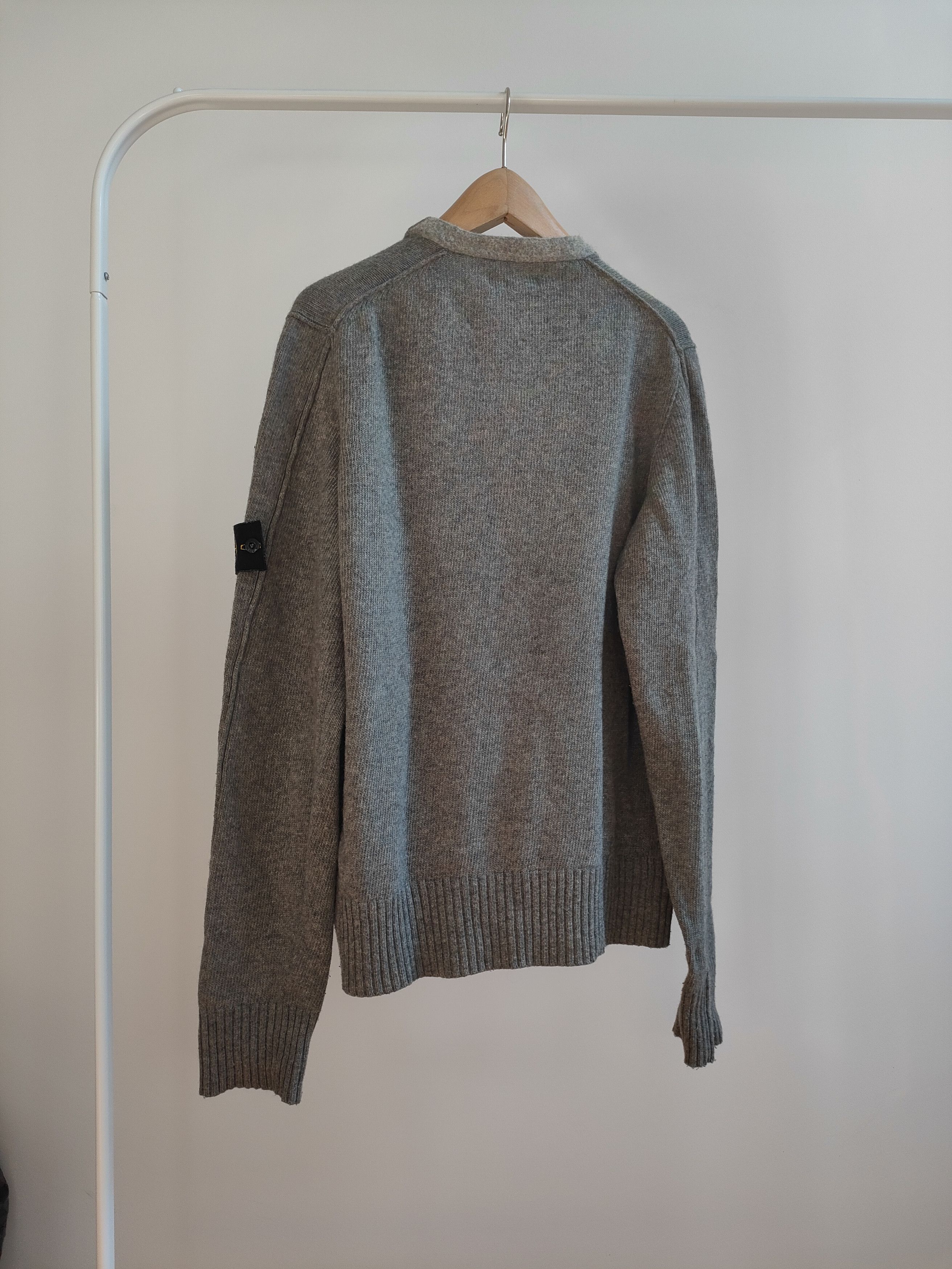 Stone Island A/W 2008 Stone Island grey wool nylon sweater Size US L / EU 52-54 / 3 - 5 Thumbnail