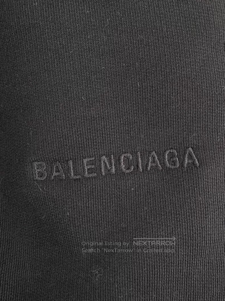 Balenciaga Balenciaga size M Black embroidered shorts Size US 27 - 3 Thumbnail