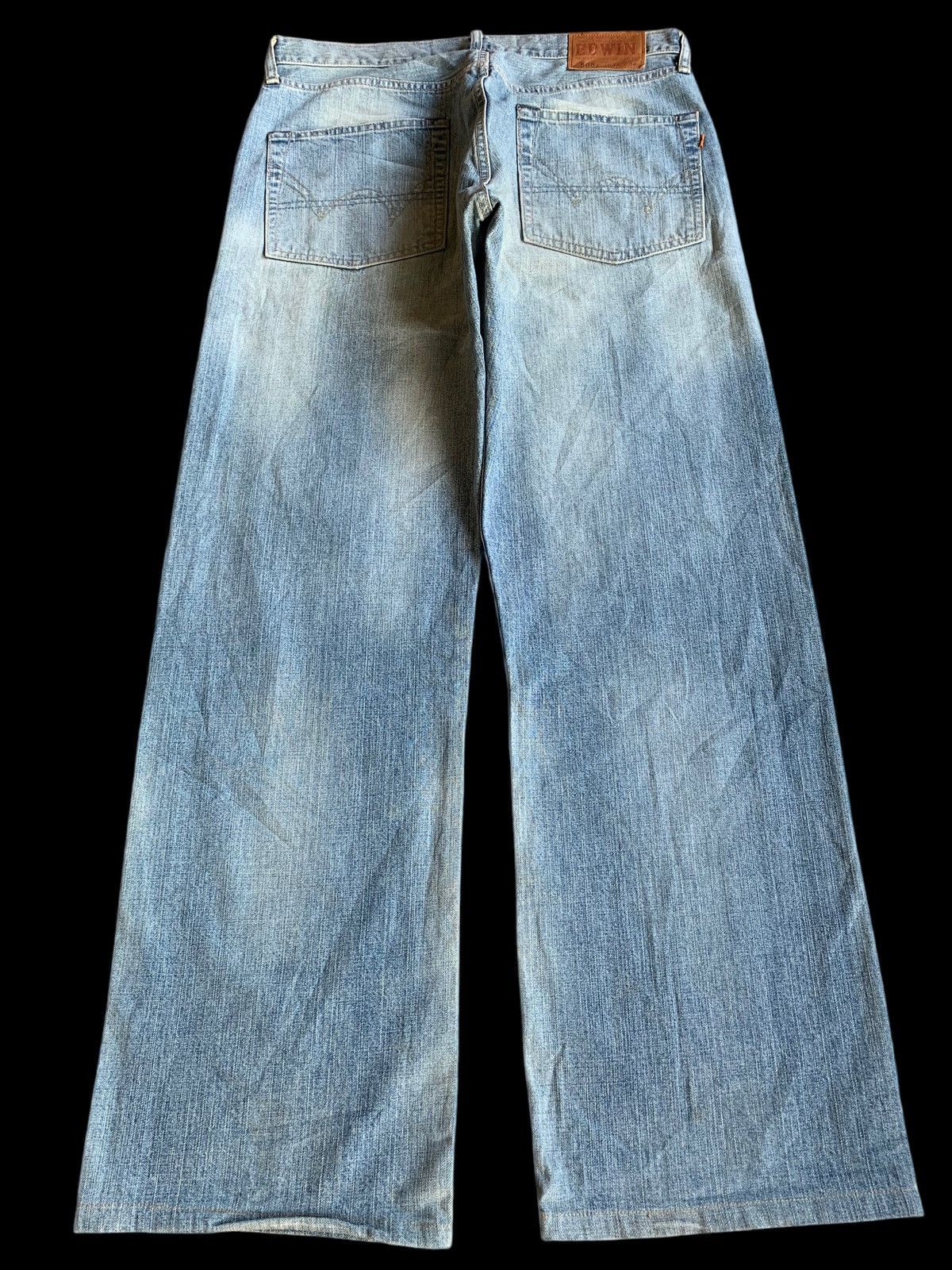 Other EDWIN 505Z SELVEDGE BAGGY FADED&RUSTY DENIM Size US 34 / EU 50 - 4 Thumbnail