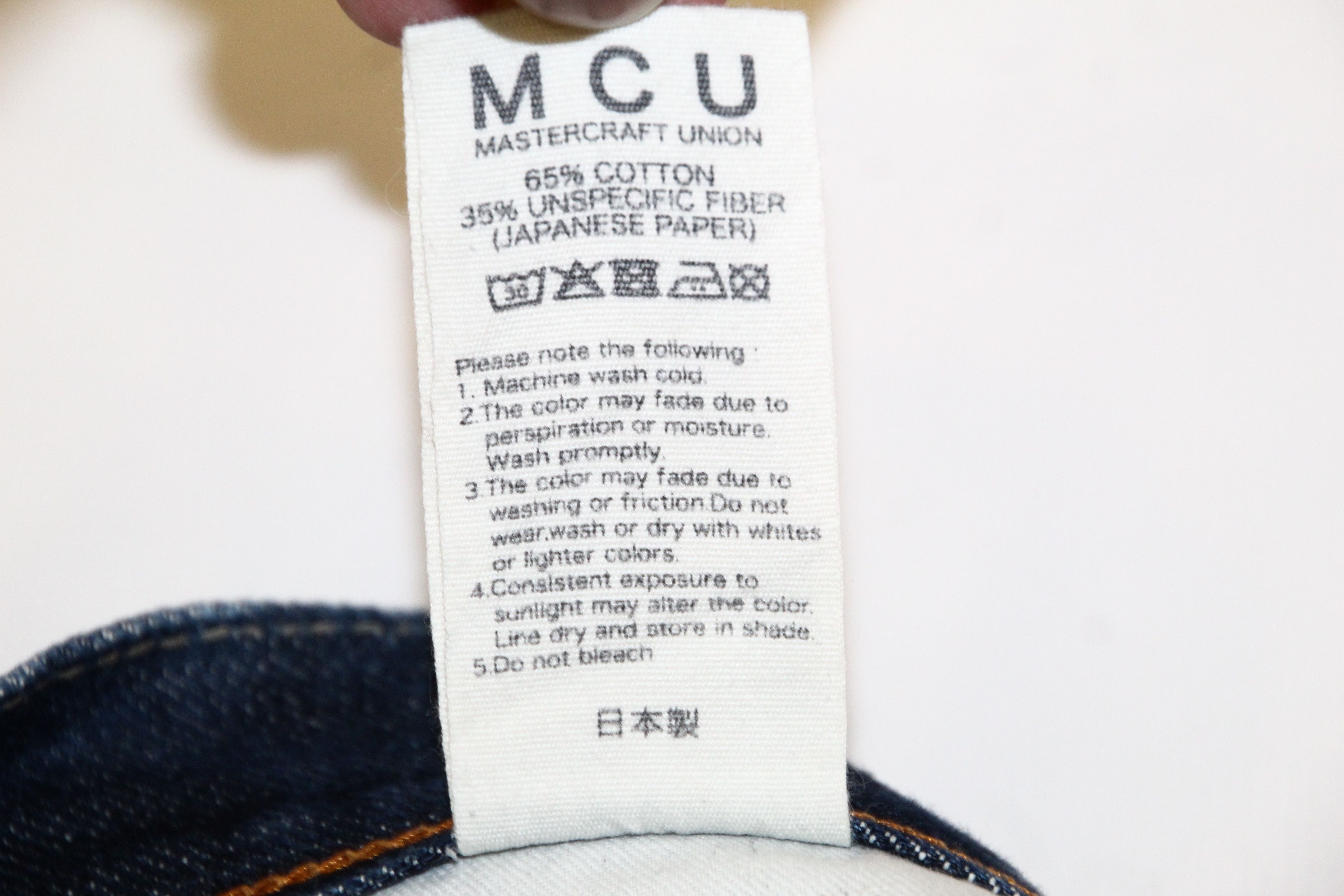 Mastercraft Union MCU Mastercraft Union selvedge japanese woven denim 13.5oz Size US 30 / EU 46 - 13 Thumbnail
