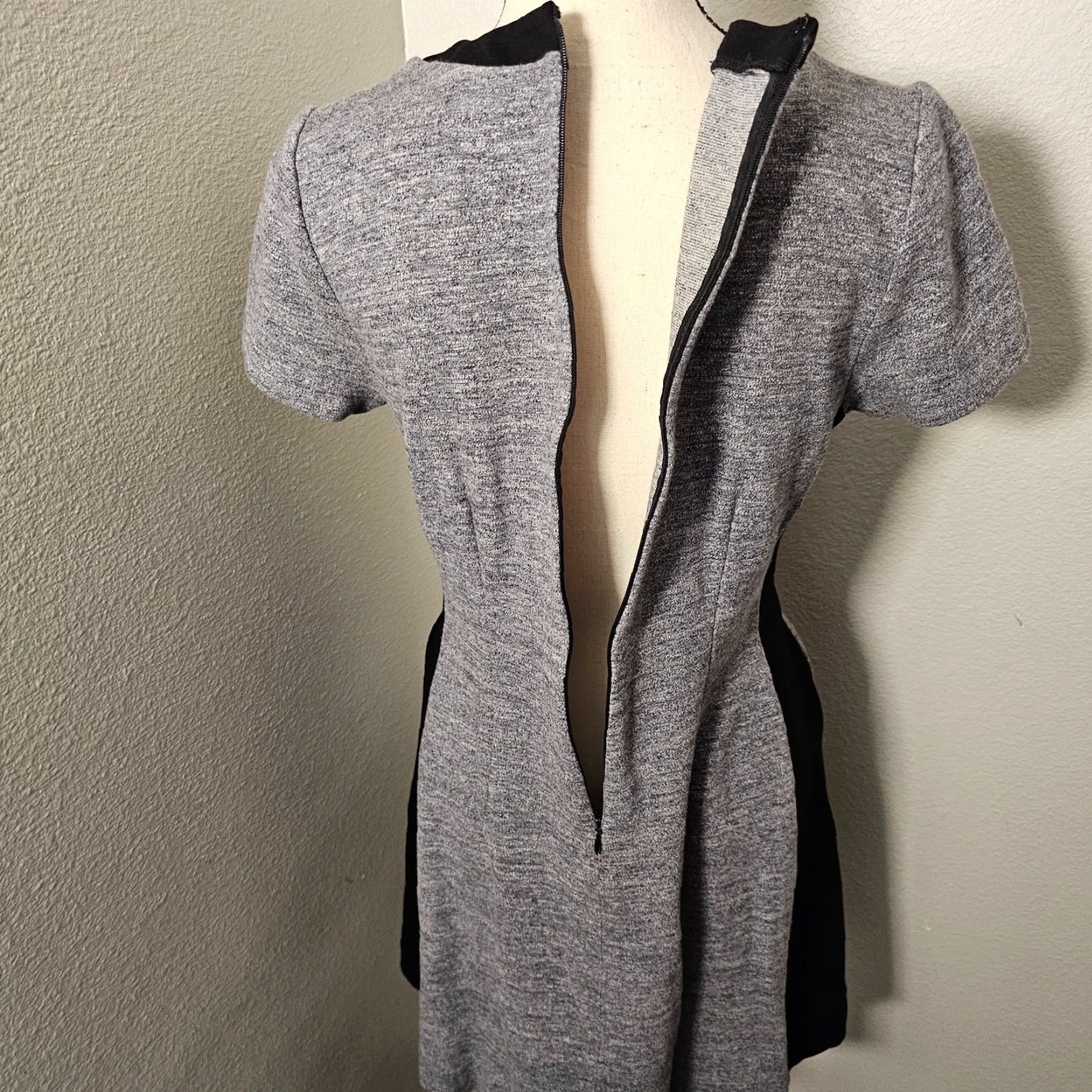 Madewell Madewell Dress Color Block Short Sleeve Fit and Flare Size 30" / US 8 / IT 44 - 5 Thumbnail