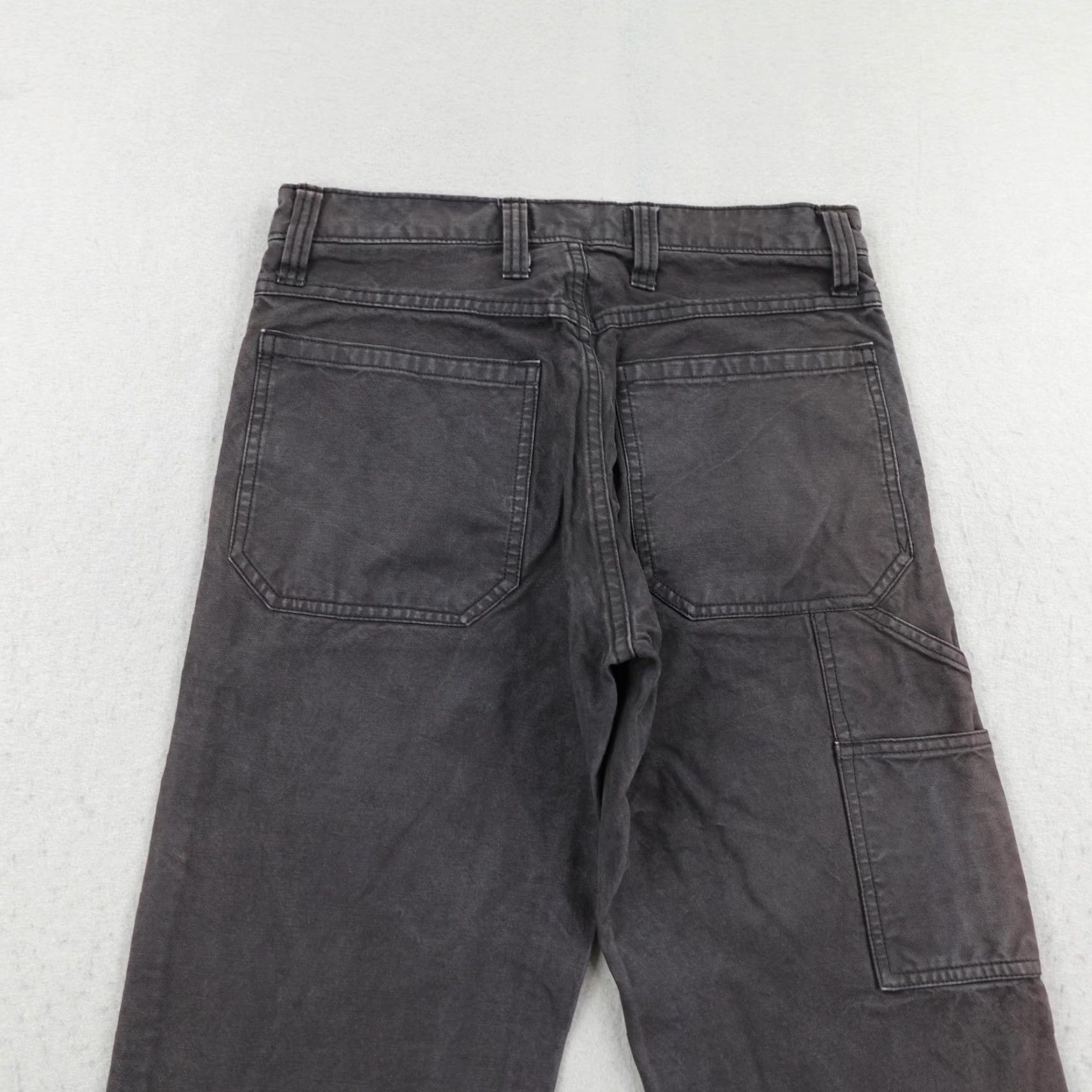 Madewell Madewell Pants Mens 28 Regular Gray Relaxed Straight Carpenter Button Fly Workwear Casual Mens Size US 28 / EU 44 - 5 Thumbnail