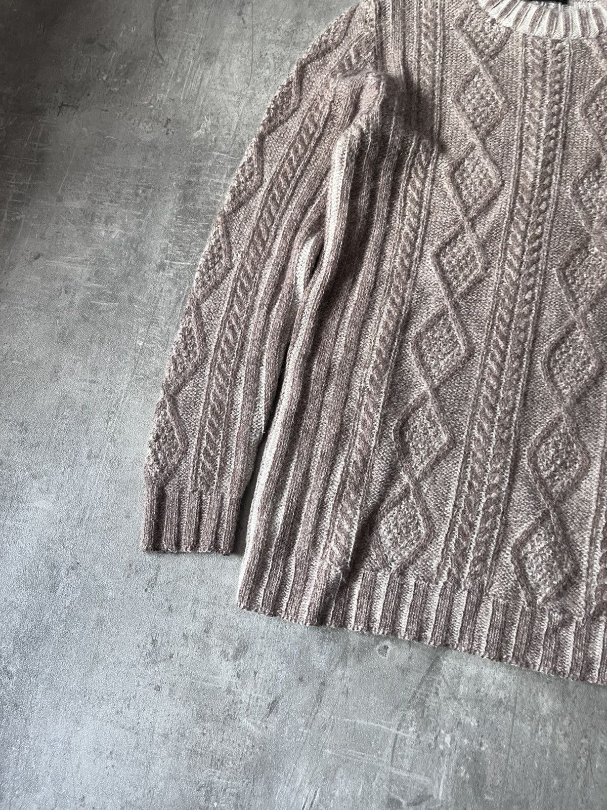 Prada Prada Vintage brown wool alpaca long sweater Size US L / EU 52-54 / 3 - 2 Thumbnail