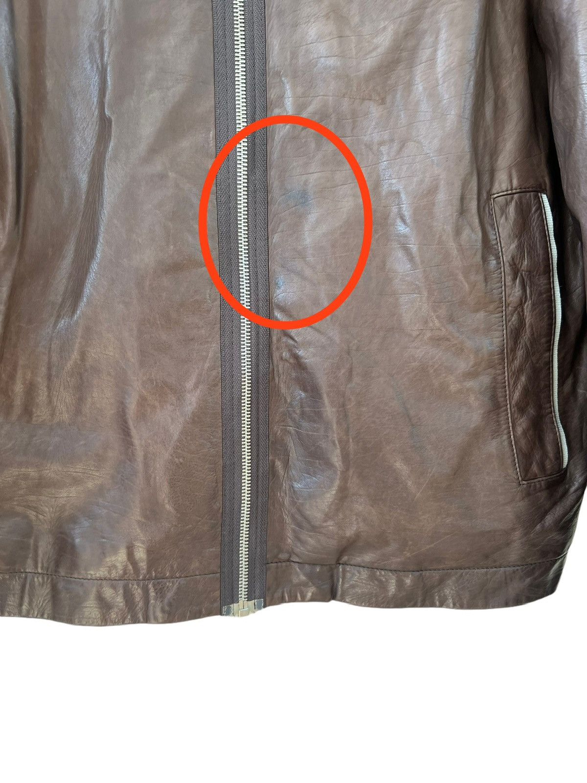 Ermenegildo Zegna Zegna Sport Patina Brown Leather Jacket Size US XXL / EU 58 / 5 - 7 Thumbnail