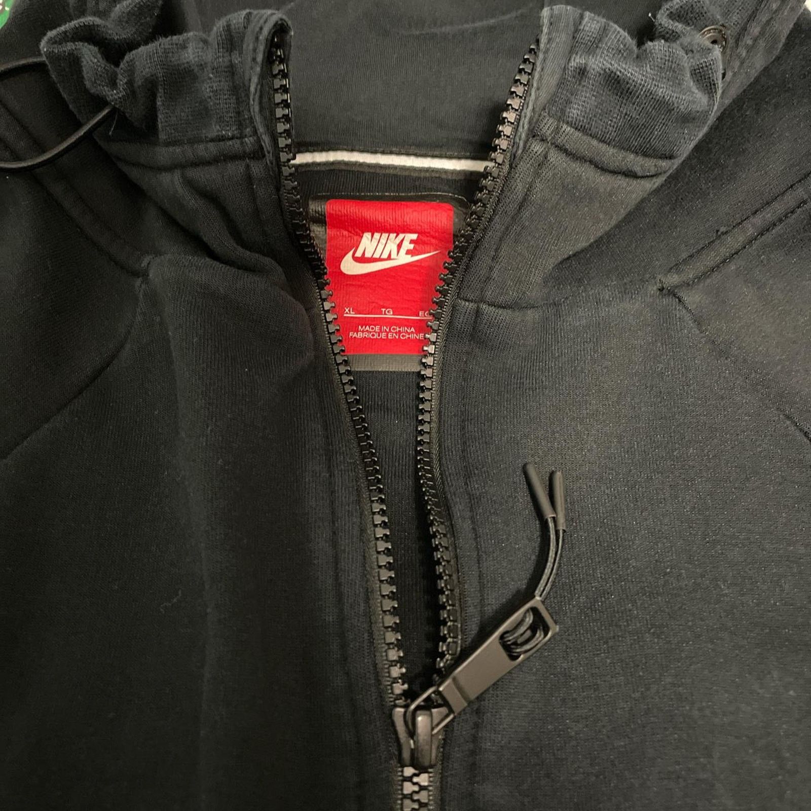 Nike Nike Tech Fleece Full Zip Hoody Hoodie Jacket Black Womens Size XL / US 12-14 / IT 48-50 - 4 Thumbnail