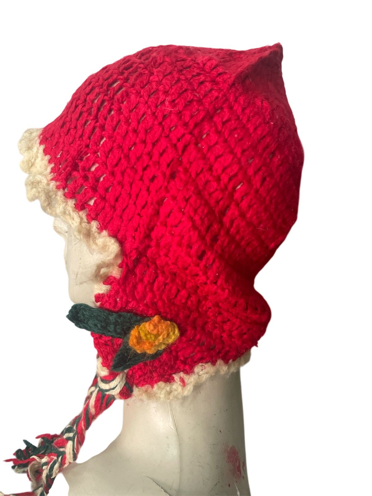 Designer × Handmade × Kapital Handmade Bonnet, Adult Bonnet, Floral Bonnet Size ONE SIZE - 2 Thumbnail